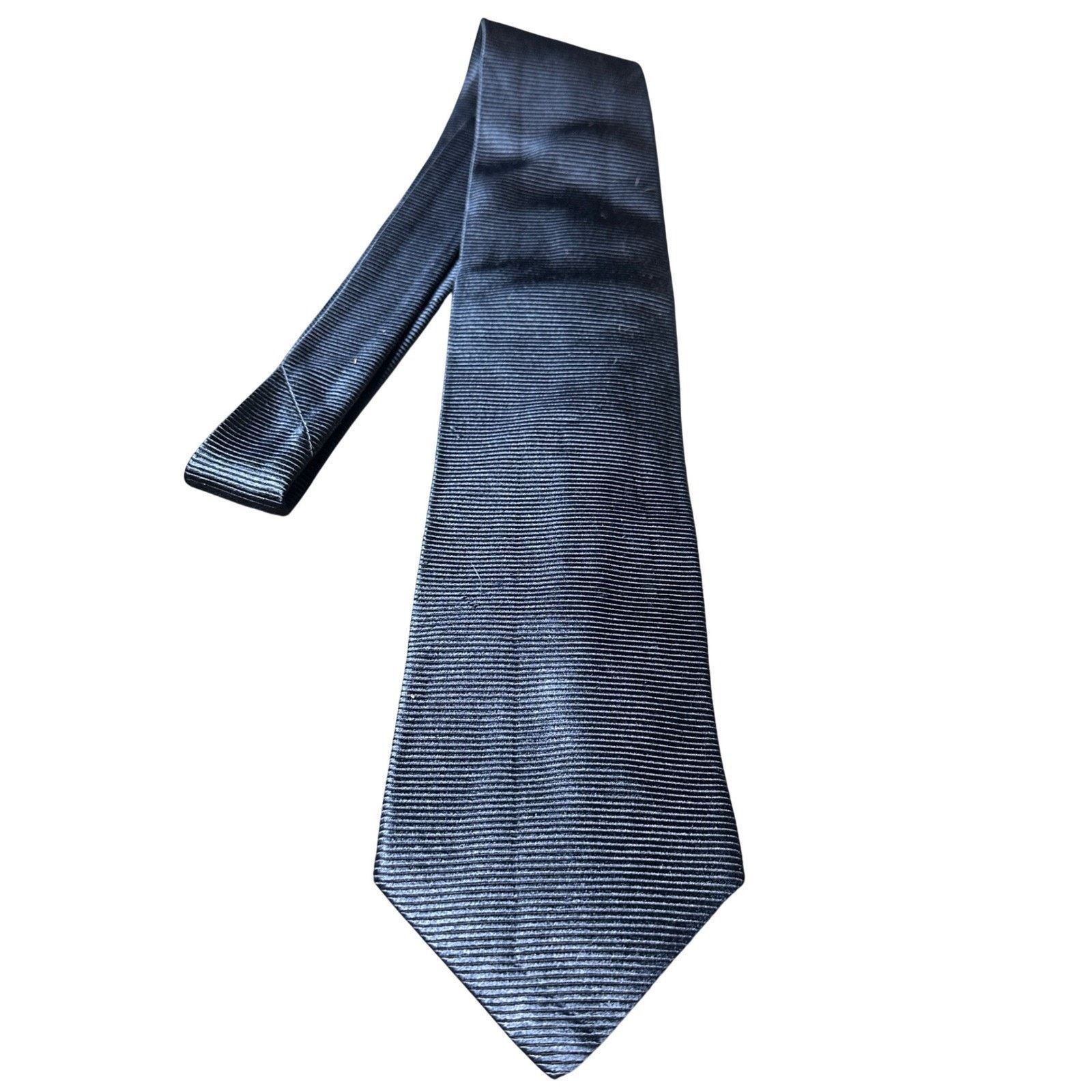 Other Harold Powell Neck Tie Silk Striped Dark Blue Formal Size ONE SIZE - 1 Thumbnail