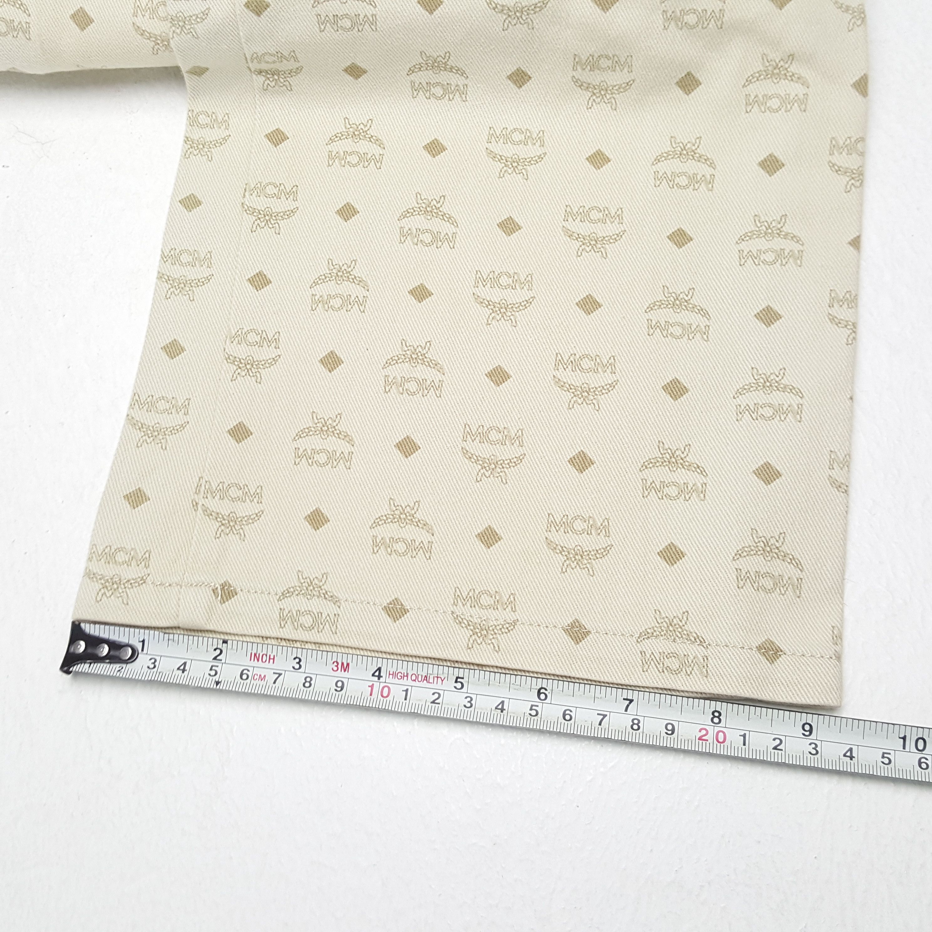 MCM × Vintage MCM LEGERE Fashion Monogram Style Pants Size US 29 - 11 Thumbnail