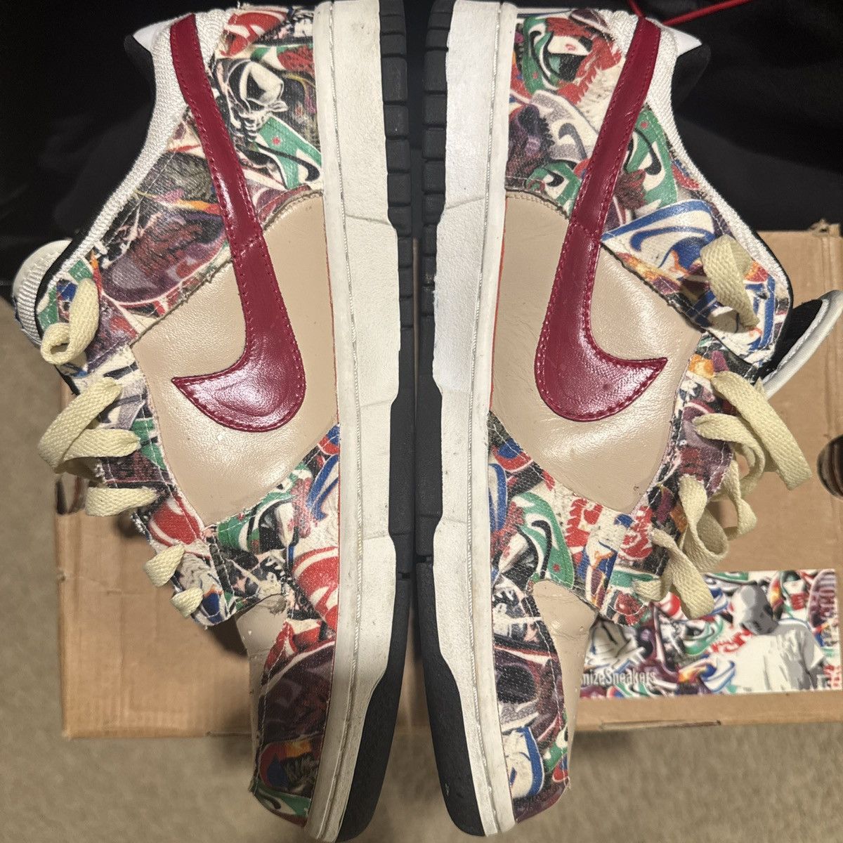 Nike Dunk Custom Paris 1/1 Size US 9 / EU 42 - 4 Thumbnail