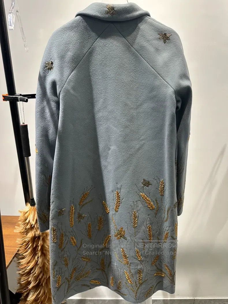 Valentino Valentino Heavy industry embroidered wool coat Size XS / US 0-2 / IT 36-38 - 4 Thumbnail