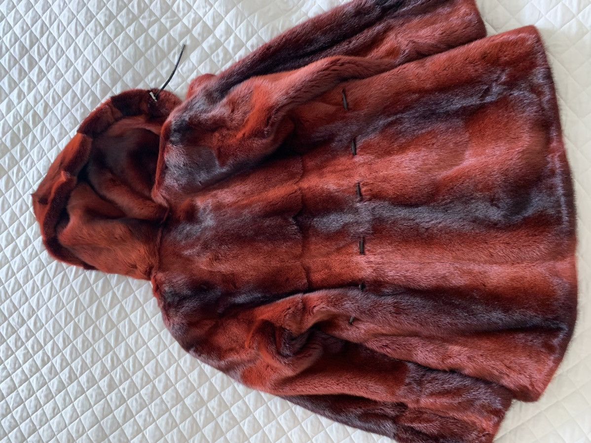 Japanese Brand Kopenhagen burgundy mink. Size M / US 6-8 / IT 42-44 - 8 Thumbnail