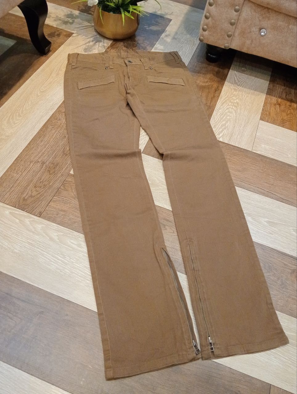 5351 POUR LES HOMMES 5351 POUR LES HOMMES JAPAN MAISON FONDE ANKLE ZIPPED PANTS Size US 33 - 3 Thumbnail