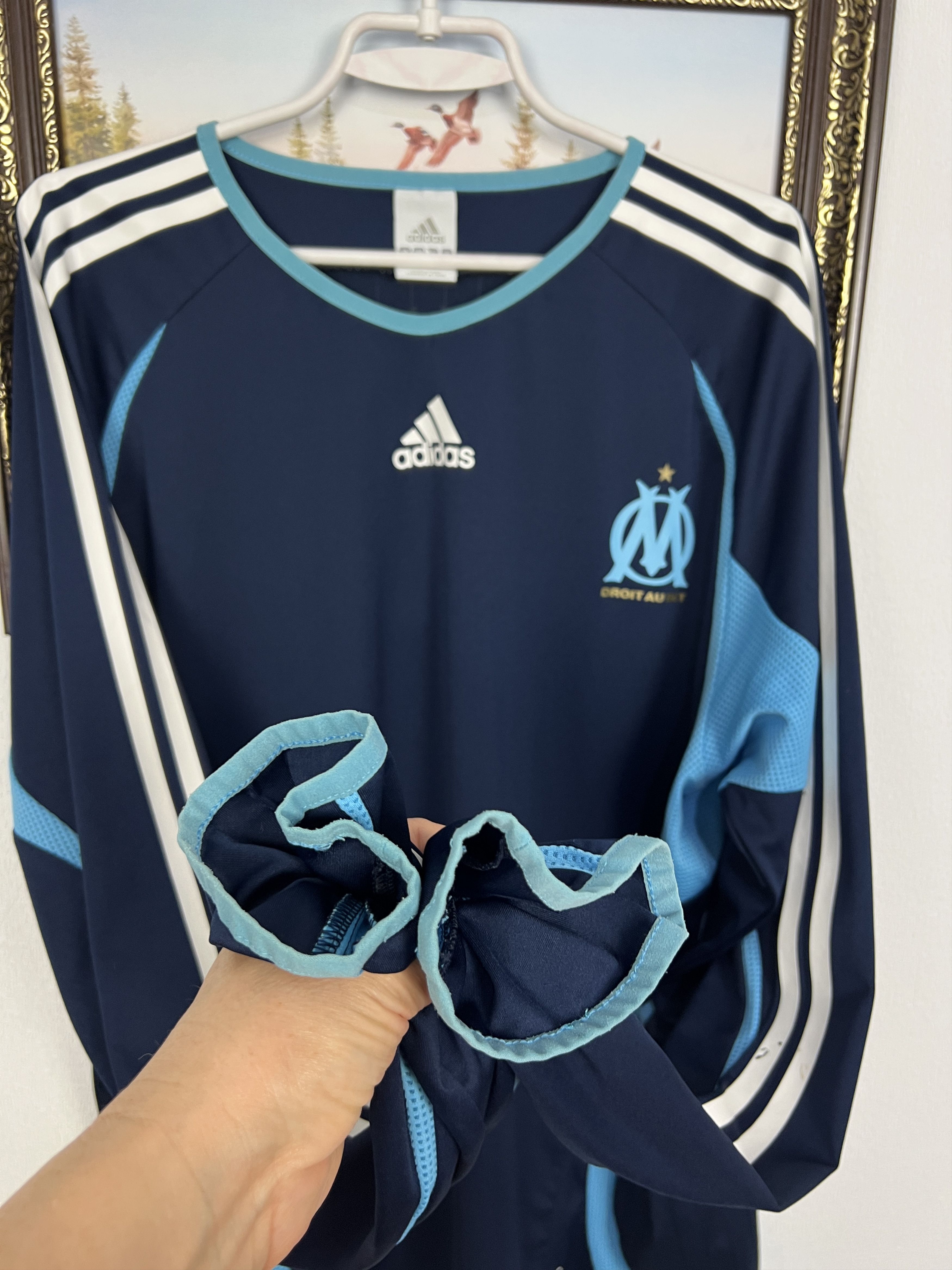 Adidas Marseille Formotion Football Sweatshirt TrackTop Long Sleeve Size US XXL / EU 58 / 5 - 5 Thumbnail