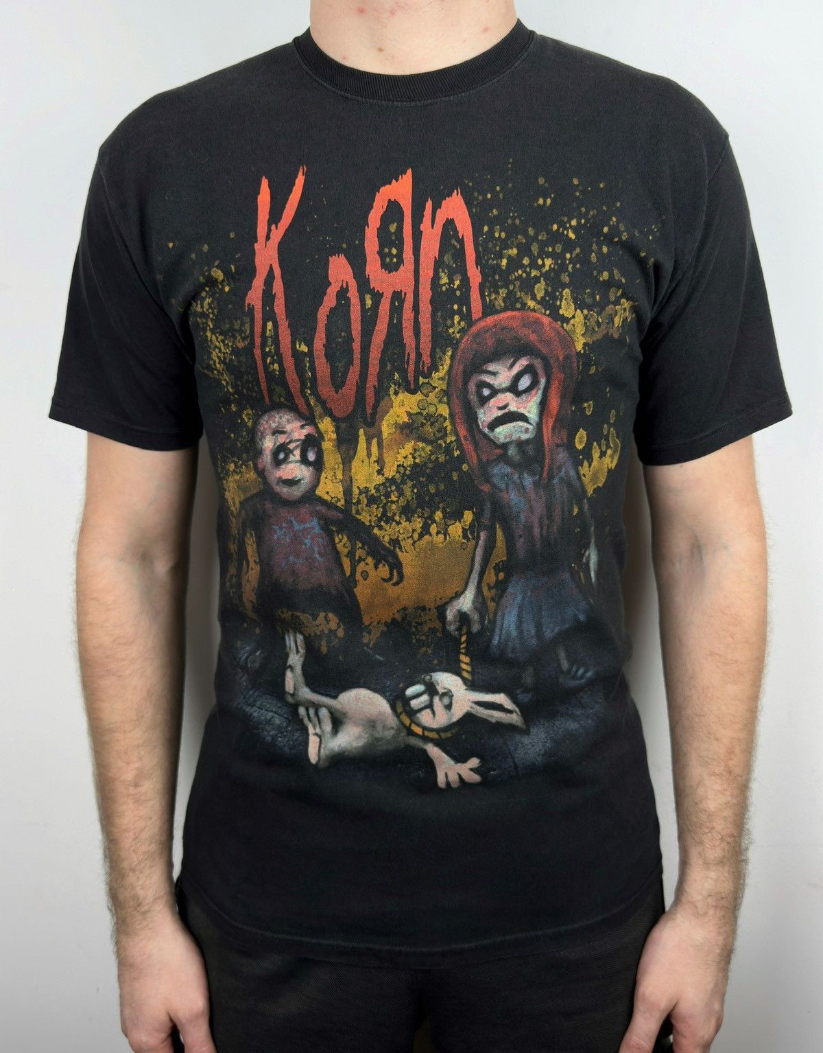 Band Tees Y2K Korn Dead Bunny Metal Rock Band Graphic T Shirt Tee Size US M / EU 48-50 / 2 - 2 Thumbnail
