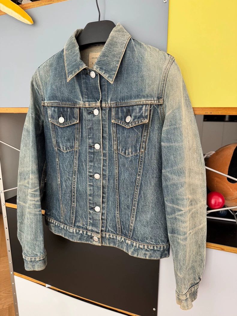 Helmut Lang HELMUT LANG classic raw denim jacket Size US XXS / EU 40 - 2 Thumbnail