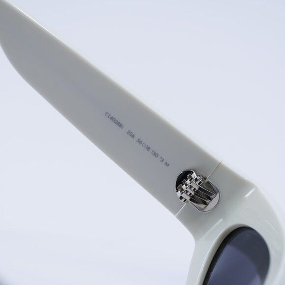 Celine Celine CL40288I 25A MONOCHROMS Sunglasses Ivory Cat Eye Size ONE SIZE - 7 Thumbnail