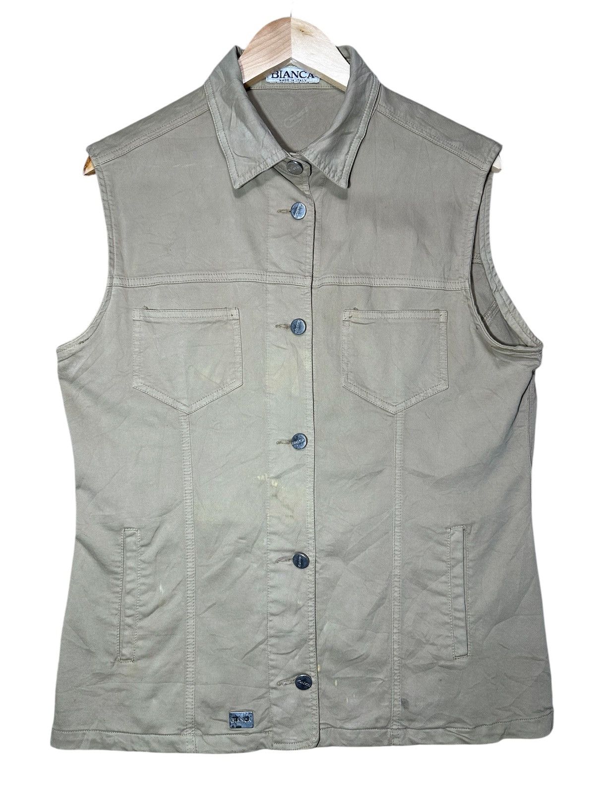 BIANCA CHANDON beige Bianca vest made in Italy Size M / US 6-8 / IT 42-44 - 1 Thumbnail
