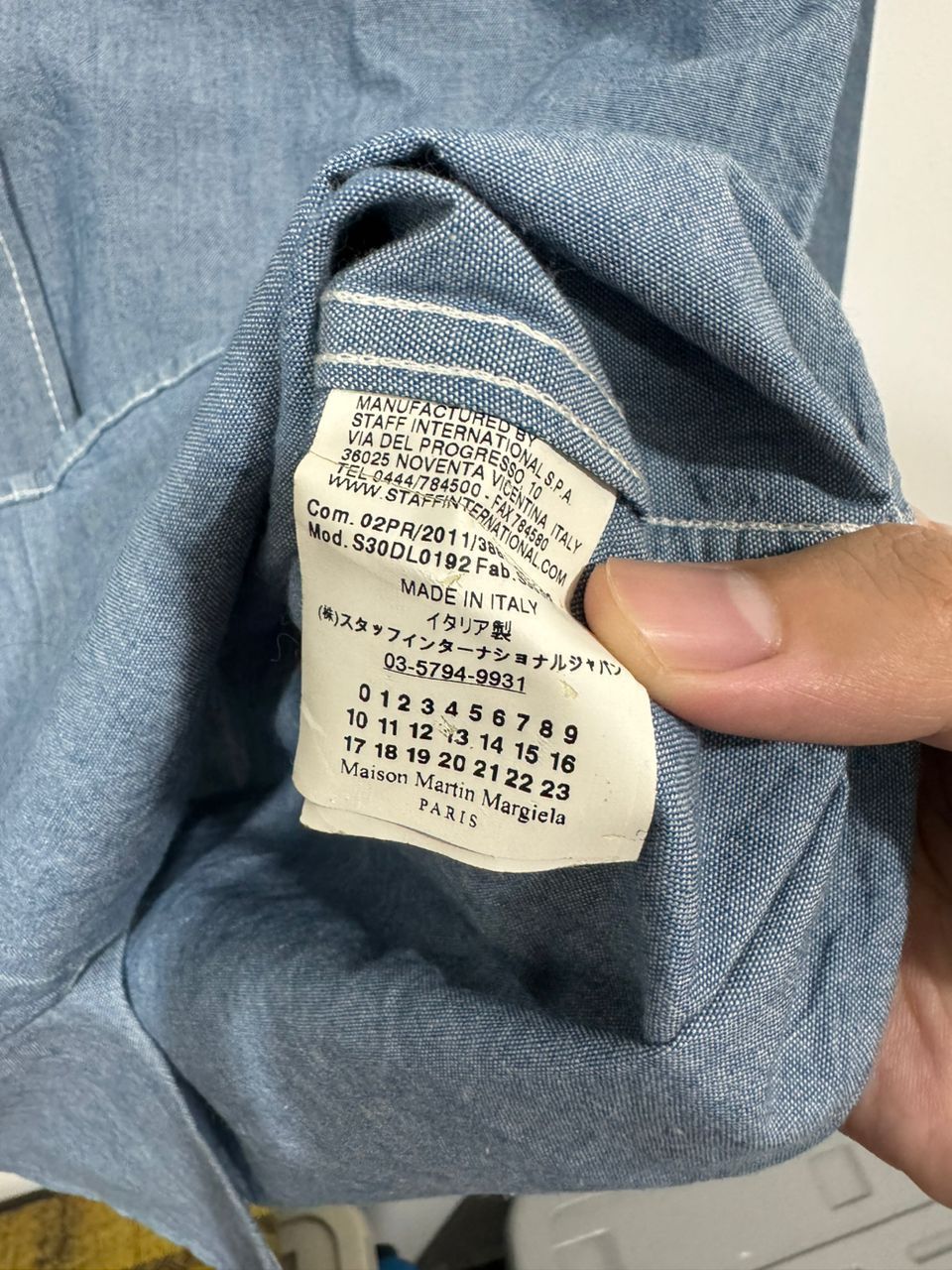 Maison Margiela Maison Margiela Denim Shirt Size US M / EU 48-50 / 2 - 8 Thumbnail