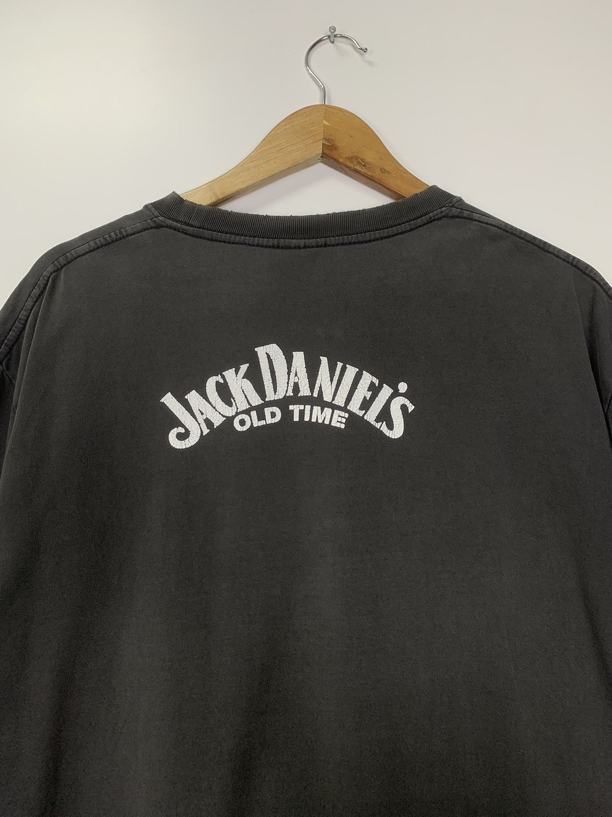 Vintage Vintage 90s Jack Deniels distress T-shirt Size US L / EU 52-54 / 3 - 9 Thumbnail