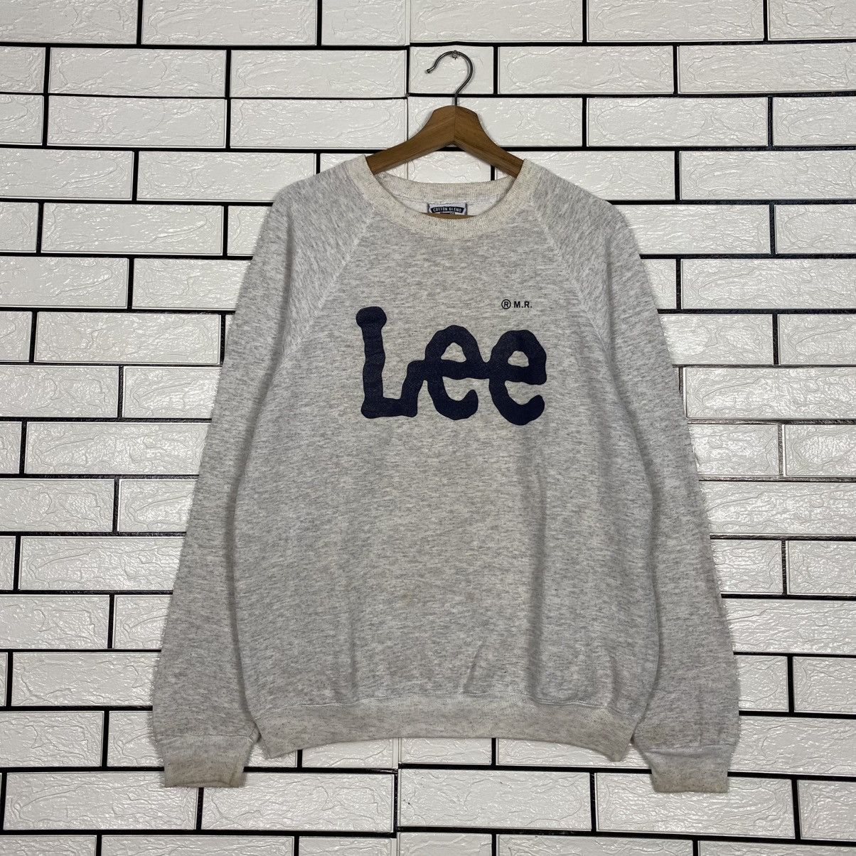 Lee 📌Vintage Sweatshirt Crewneck Lee Big Logo Size US L / EU 52-54 / 3 - 2 Thumbnail