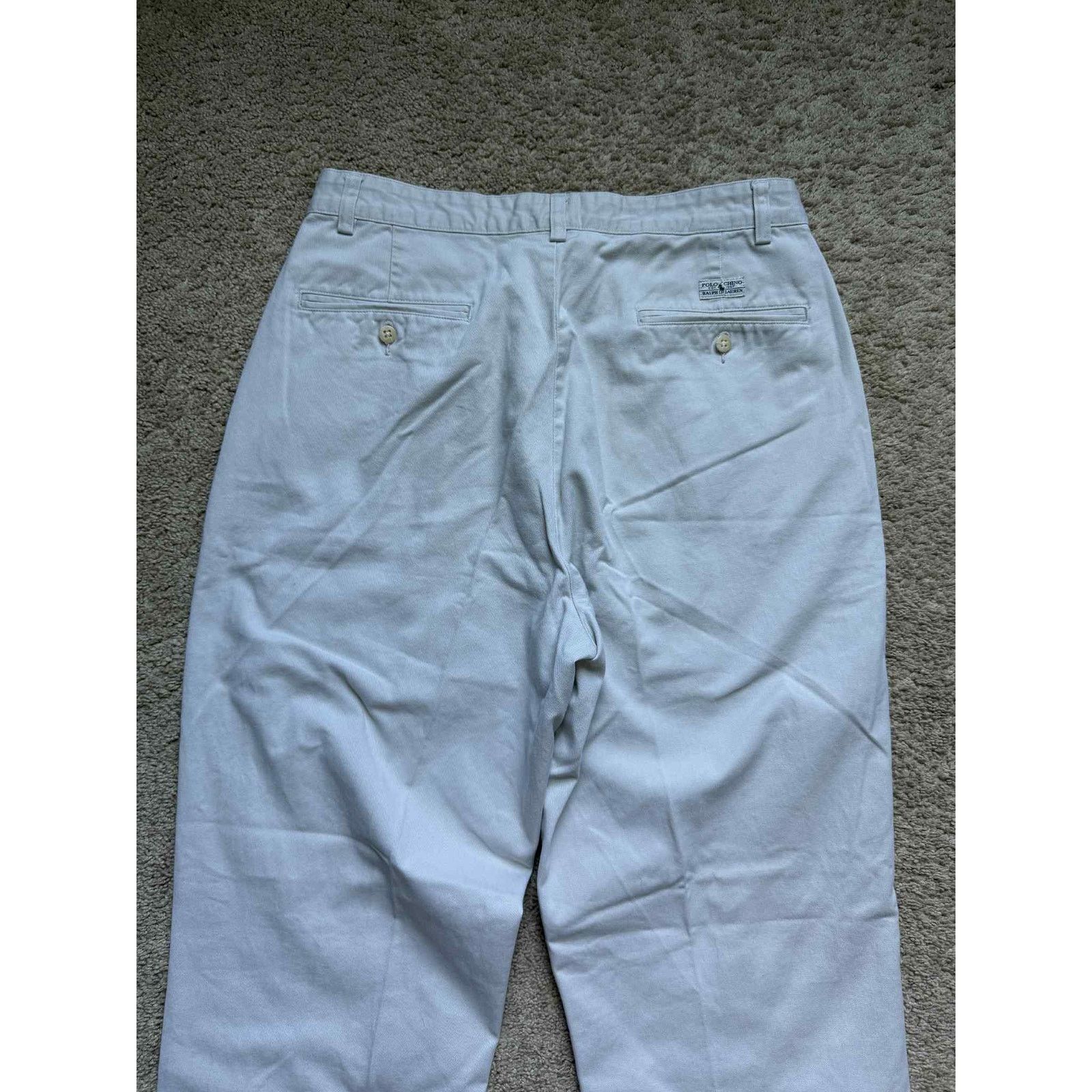 Polo Ralph Lauren Polo Ralph Lauren Classic Fit Chino Pants White Mens 38 x 34 Size US 38 / EU 54 - 5 Thumbnail