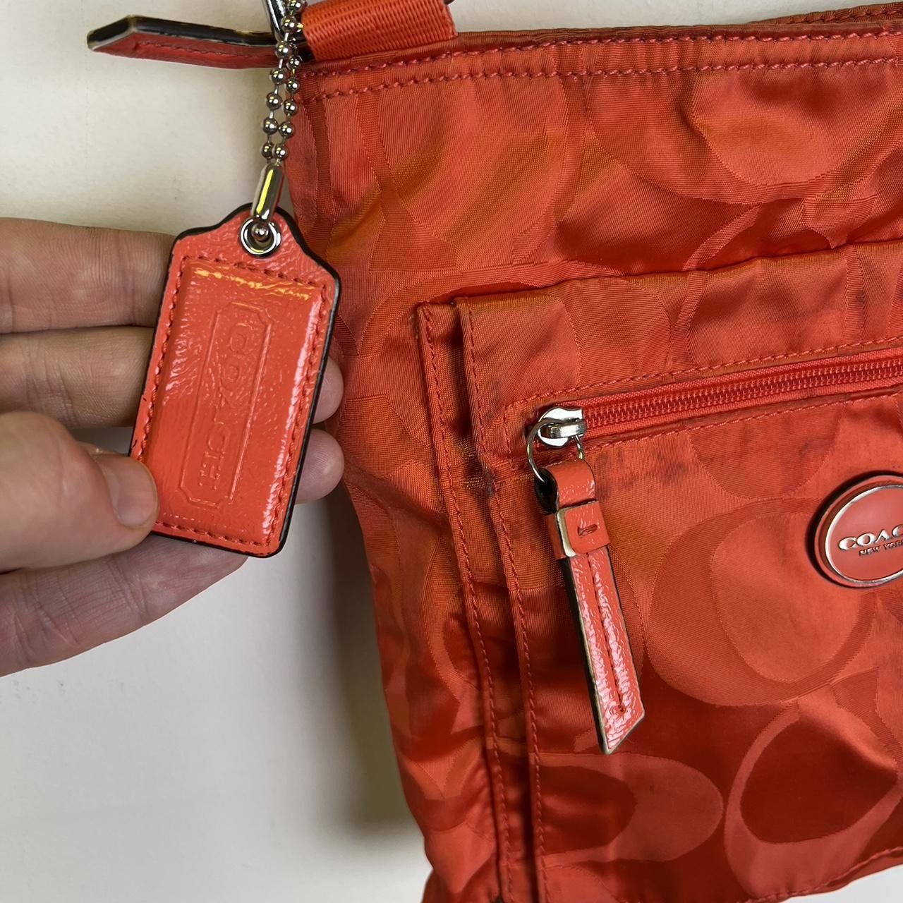 Coach Trendy Coach Orange Quilted Crossbody Bag Size ONE SIZE - 5 Thumbnail