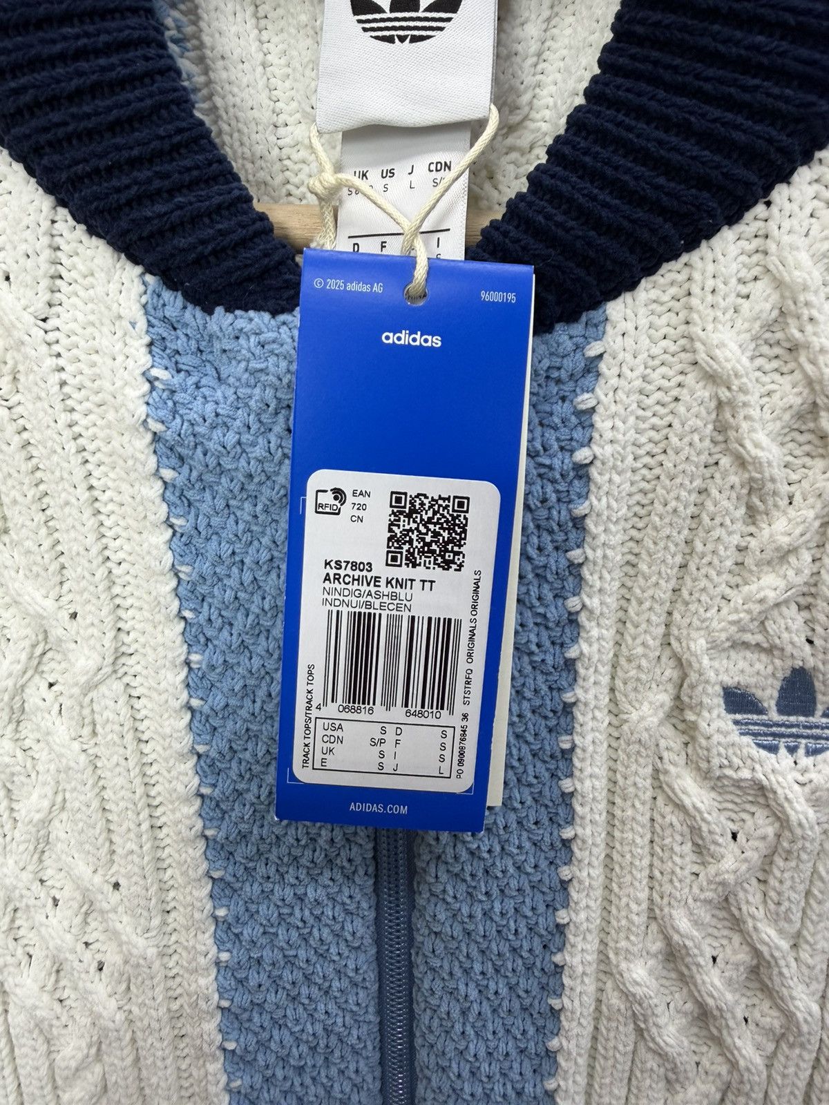 Adidas Adidas Women’s Archive Cutline Knit Track Top Jacket Size S / US 4 / IT 40 - 7 Thumbnail