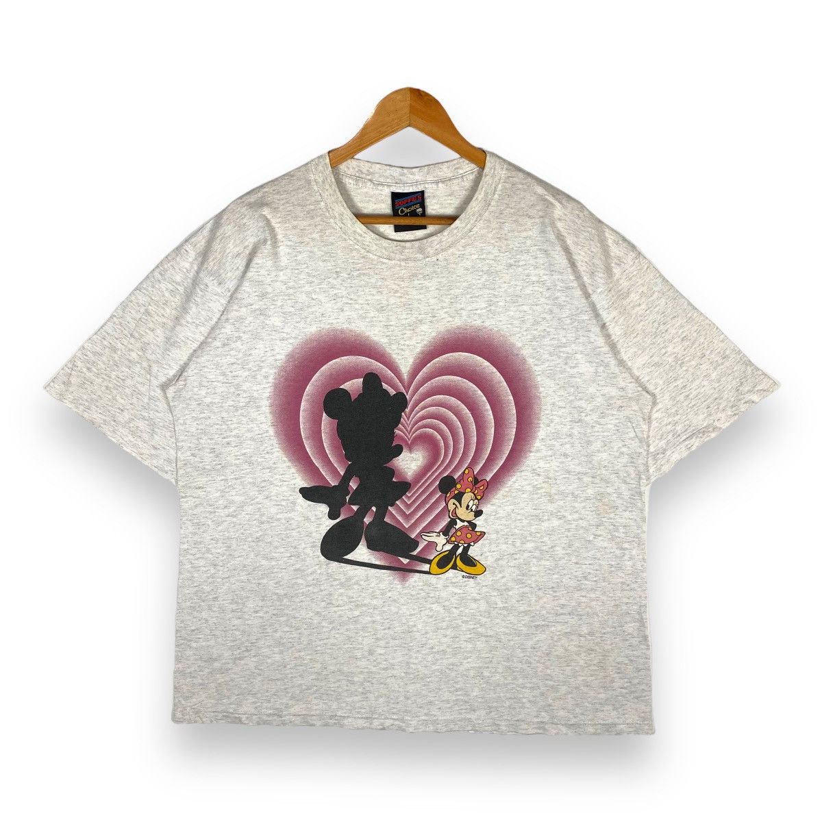 Disney × Vintage VINTAGE 90's MINNIE MOUSE LOVE BULLEYES STYLE CARTOON TEE Size US L / EU 52-54 / 3 - 1 Thumbnail