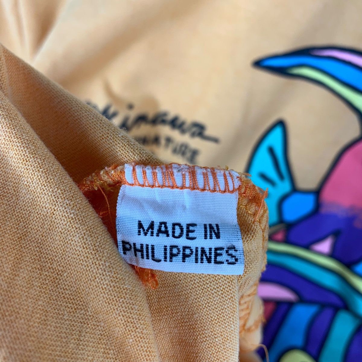 Vintage Vintage 90s OKINAWA waternature surf gear multicolour tee Size US M / EU 48-50 / 2 - 11 Thumbnail