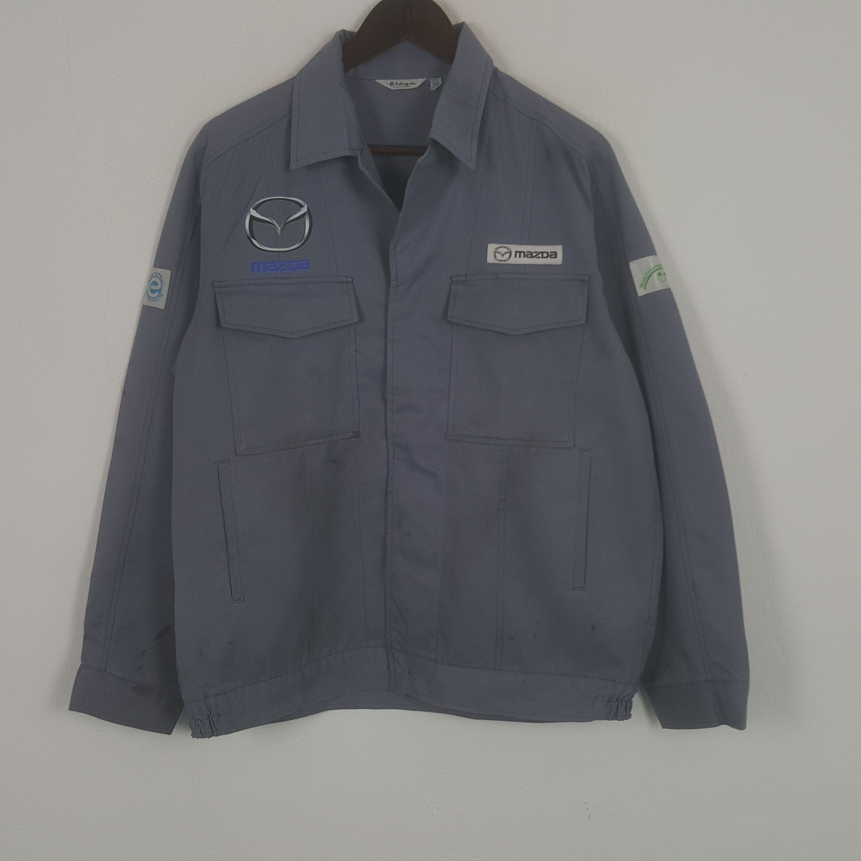 Japanese Brand × Vintage Vintage Mazda Racing Team Worker Custom Art Jacket Size US L / EU 52-54 / 3 - 3 Thumbnail