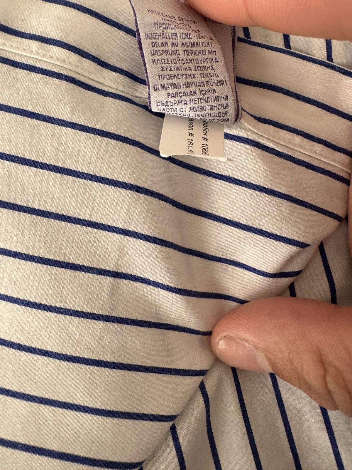 Ralph Lauren Purple Label Ralph Lauren Purple Label button-up shirt Size US XL / EU 56 / 4 - 9 Thumbnail