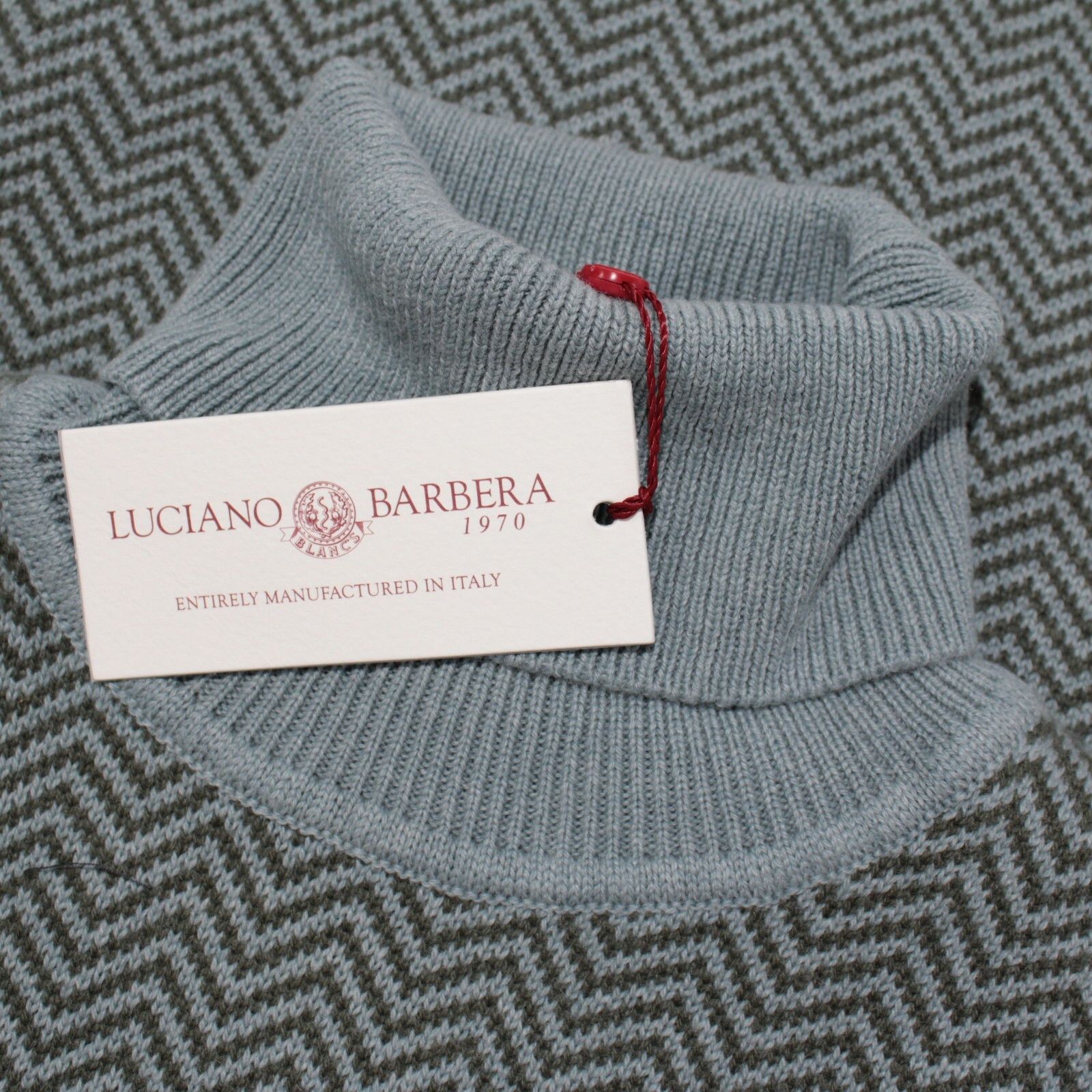 Luciano Barbera Luciano Barbera Sweater Size US L in Blue Size US L / EU 52-54 / 3 - 1 Thumbnail