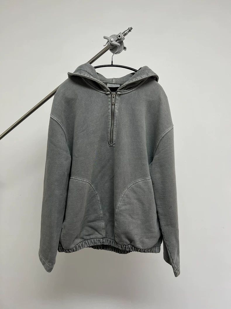 Lemaire lemaire 21fw Half Zip Special Cut Washed Sweatshirt Size US L / EU 52-54 / 3 - 1 Thumbnail