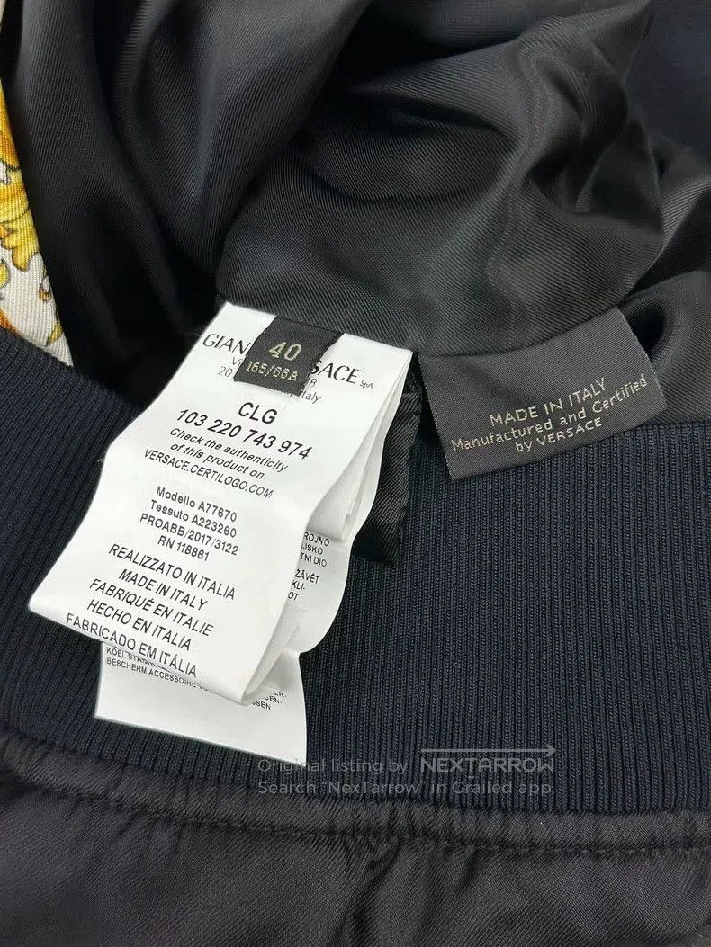Versace Versace Black Gold Print Jacket. Size US M / EU 48-50 / 2 - 6 Thumbnail