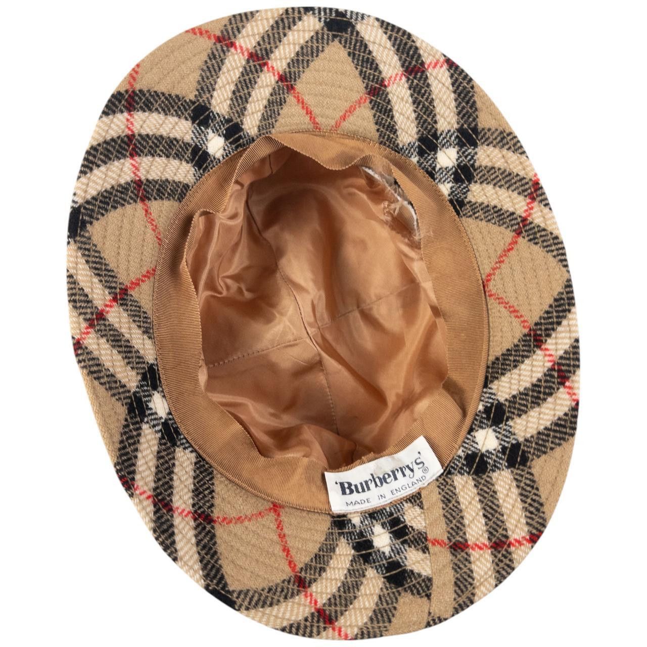 Burberry Vintage Burberry Nova Check Round Top Bucket Hat Size ONE SIZE - 4 Thumbnail