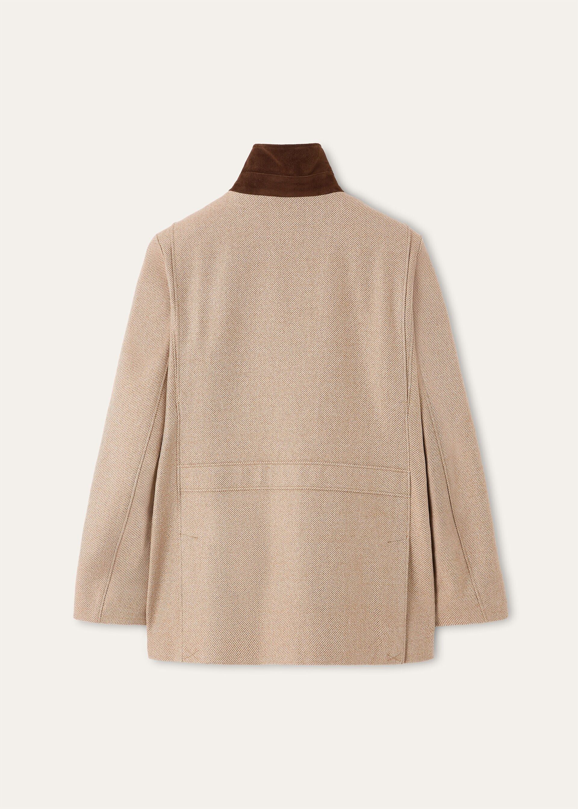 Loro Piana os11x0426 FAQ6868 Roadster Mini Jacket in Rawhide Size L / US 10 / IT 46 - 2 Thumbnail