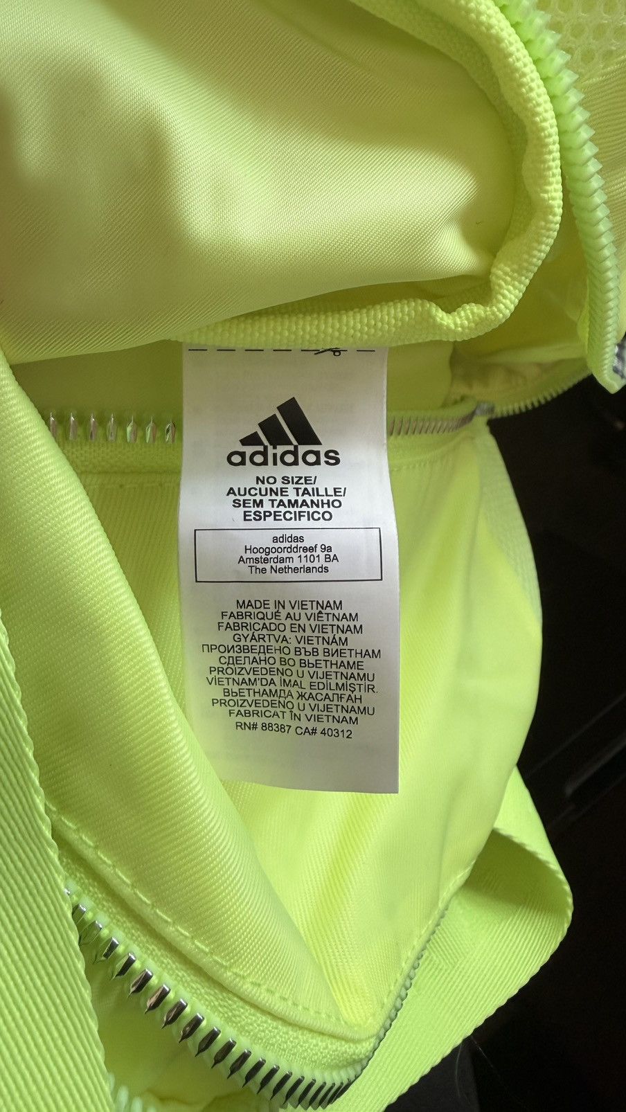 Adidas × Ivy Park Adidas x Ivy Park Neon Green Logo Duffle Bag Gym Size ONE SIZE - 9 Thumbnail