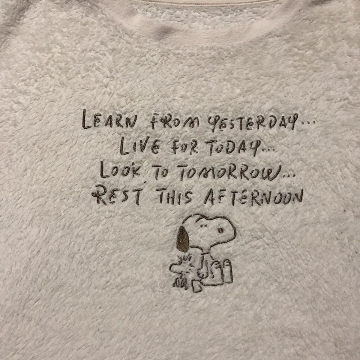 💥Uniqlo X Peanuts X Yo Nagara Sherpa Fleece Sweatshirt