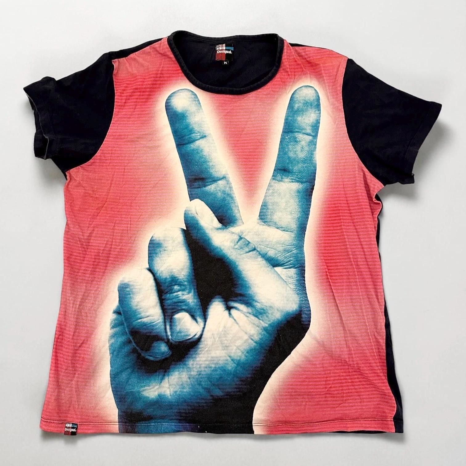 Desigual The Desigual Peace Sign Tee Size US M / EU 48-50 / 2 - 1 Thumbnail