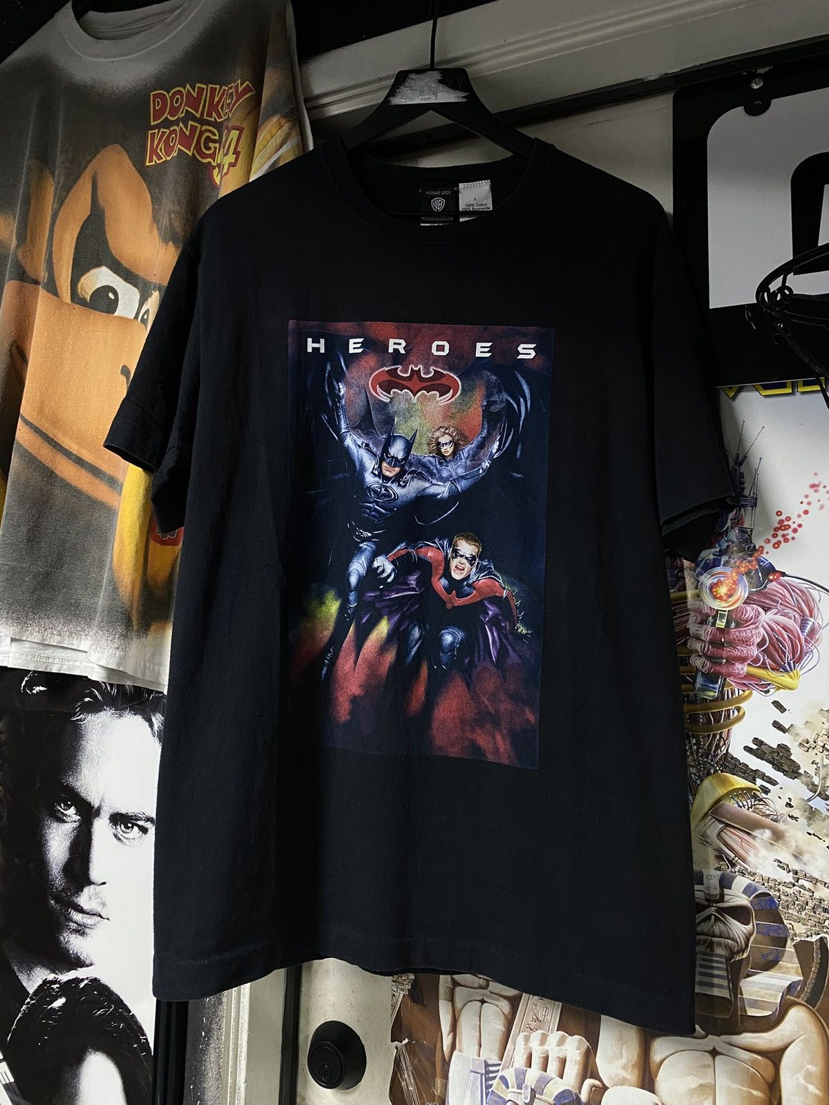 Vintage Vintage 90’s Batman & Robin Movie Promo Tee Size Large Size US L / EU 52-54 / 3 - 1 Thumbnail
