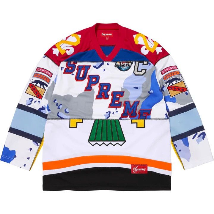 Supreme Supreme Paneled Hockey Jersey White Size Small Size US S / EU 44-46 / 1 - 4 Thumbnail