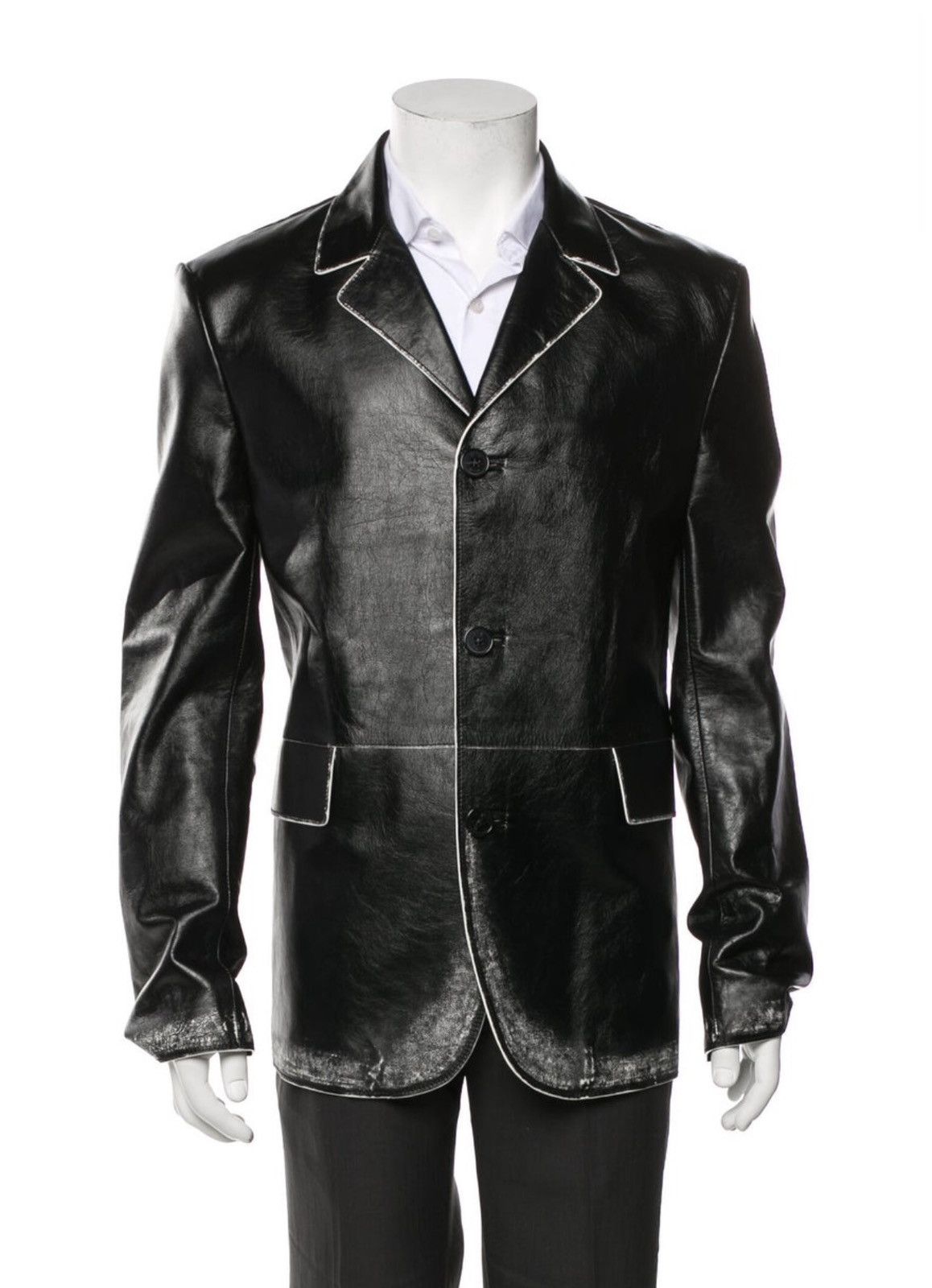 MCM MCM LAMB LEATHER COAT Blazer Size US L / EU 52-54 / 3 - 1 Thumbnail