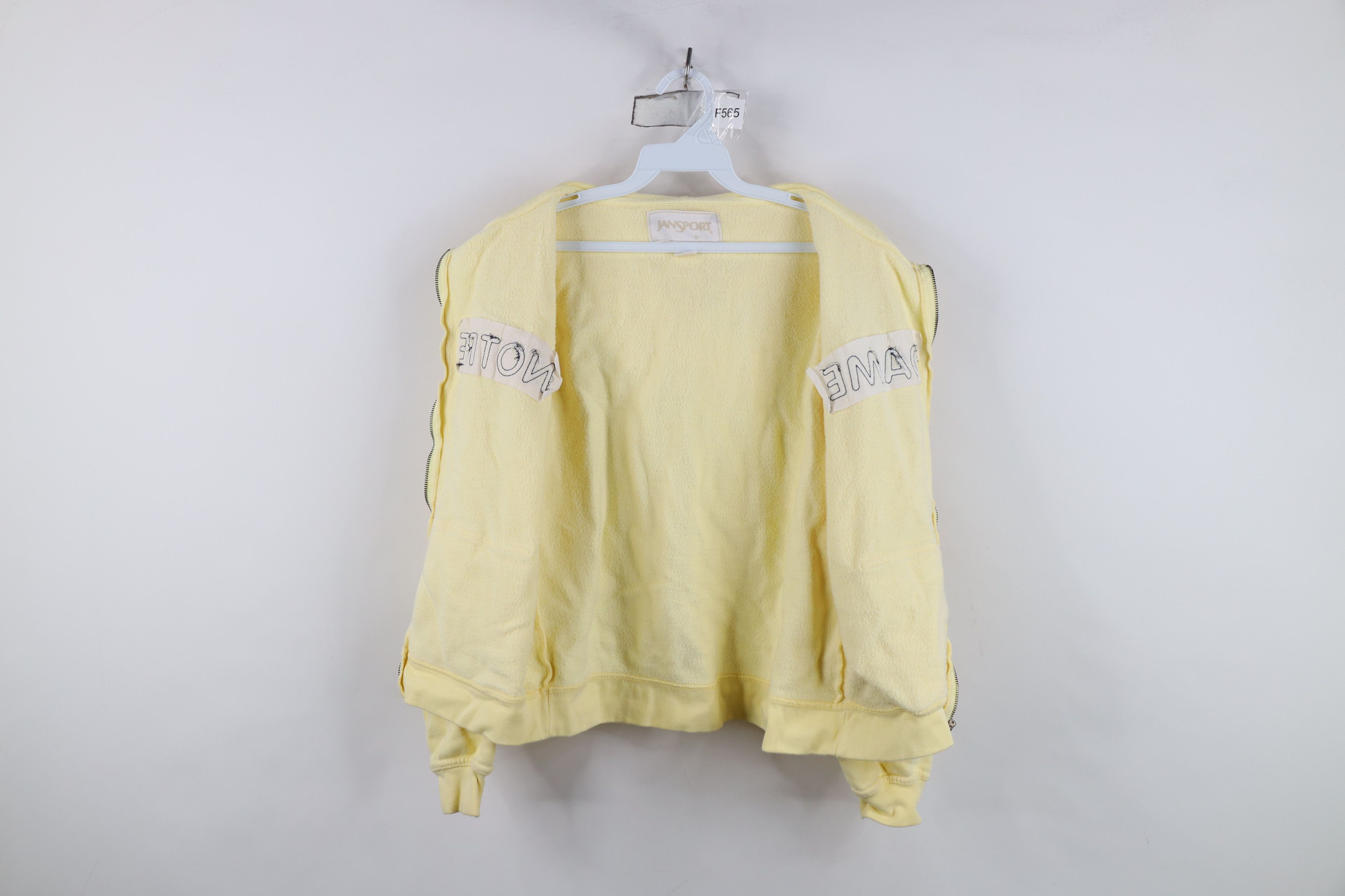 Vintage Vintage 90s Notre Dame University Full Zip Hoodie Yellow Size S / US 4 / IT 40 - 10 Thumbnail