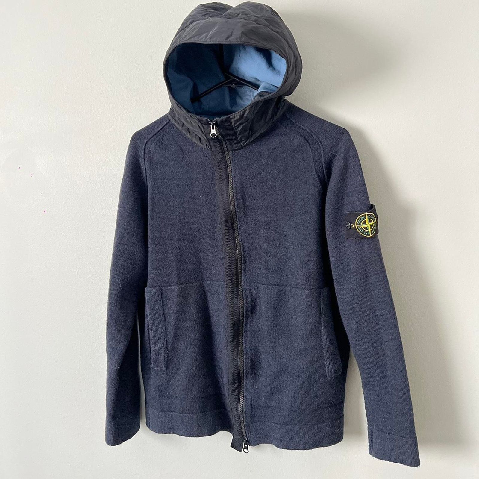 Stone Island Stone island wool zip up Size US L / EU 52-54 / 3 - 2 Thumbnail
