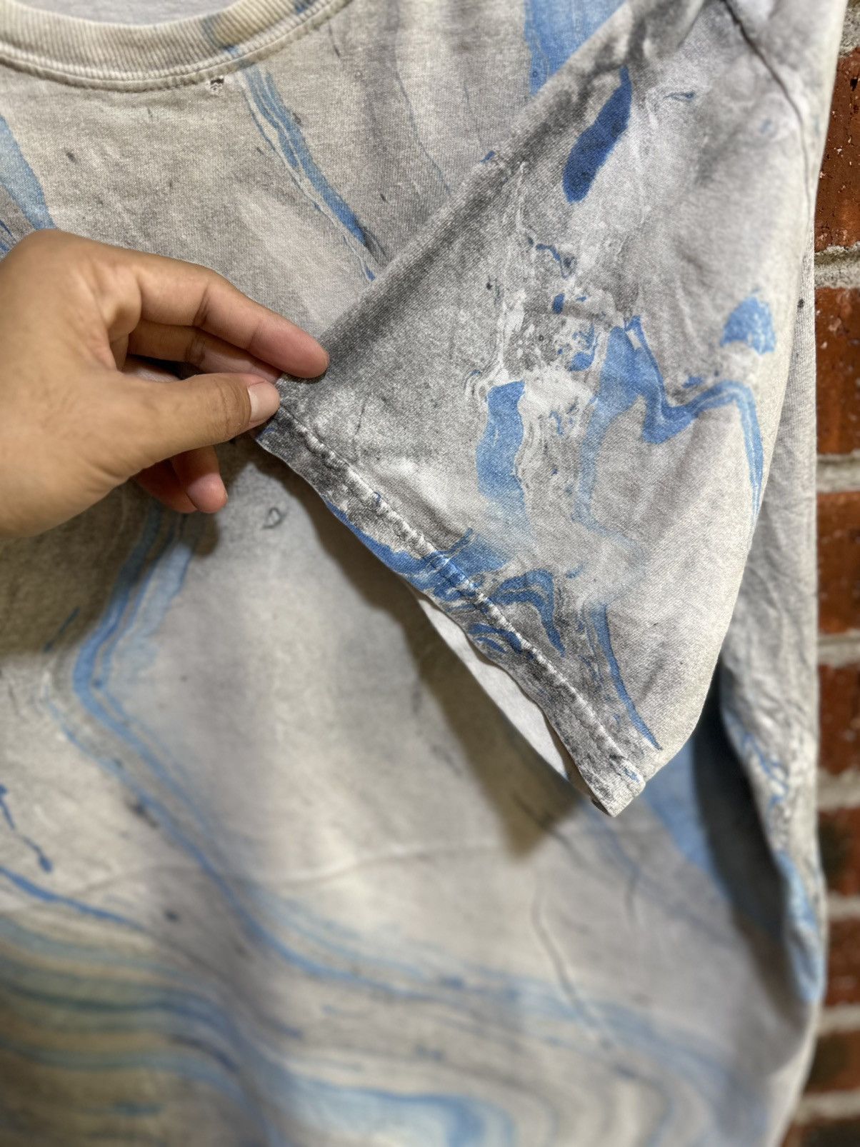 Vintage Vintage Marble Tye Dye Tee Size US XL / EU 56 / 4 - 5 Thumbnail