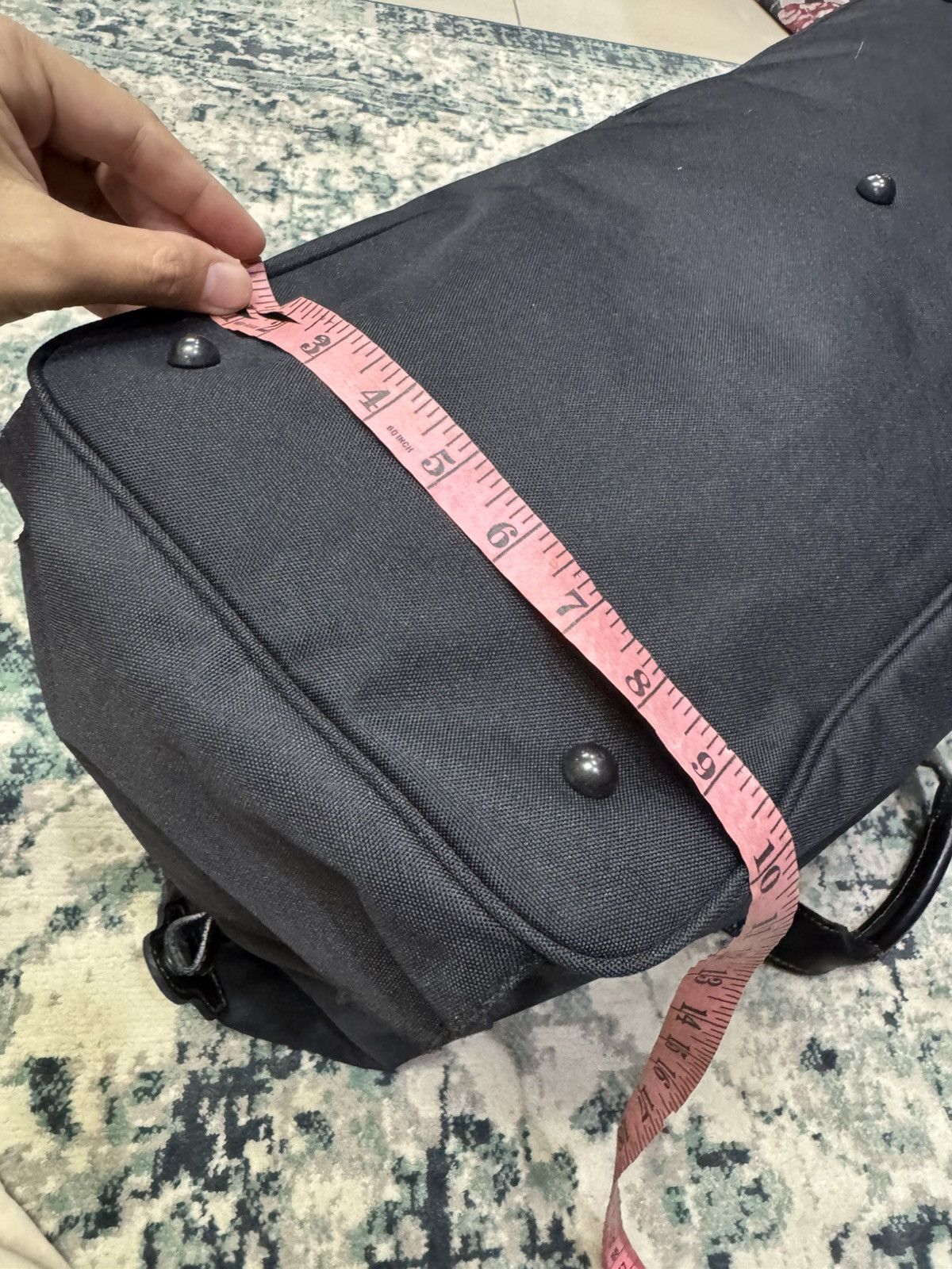 Issey Miyake VTG ISSEY MIYAKE FABRIC & LEATHER TRAVEL BAG Size ONE SIZE - 8 Thumbnail