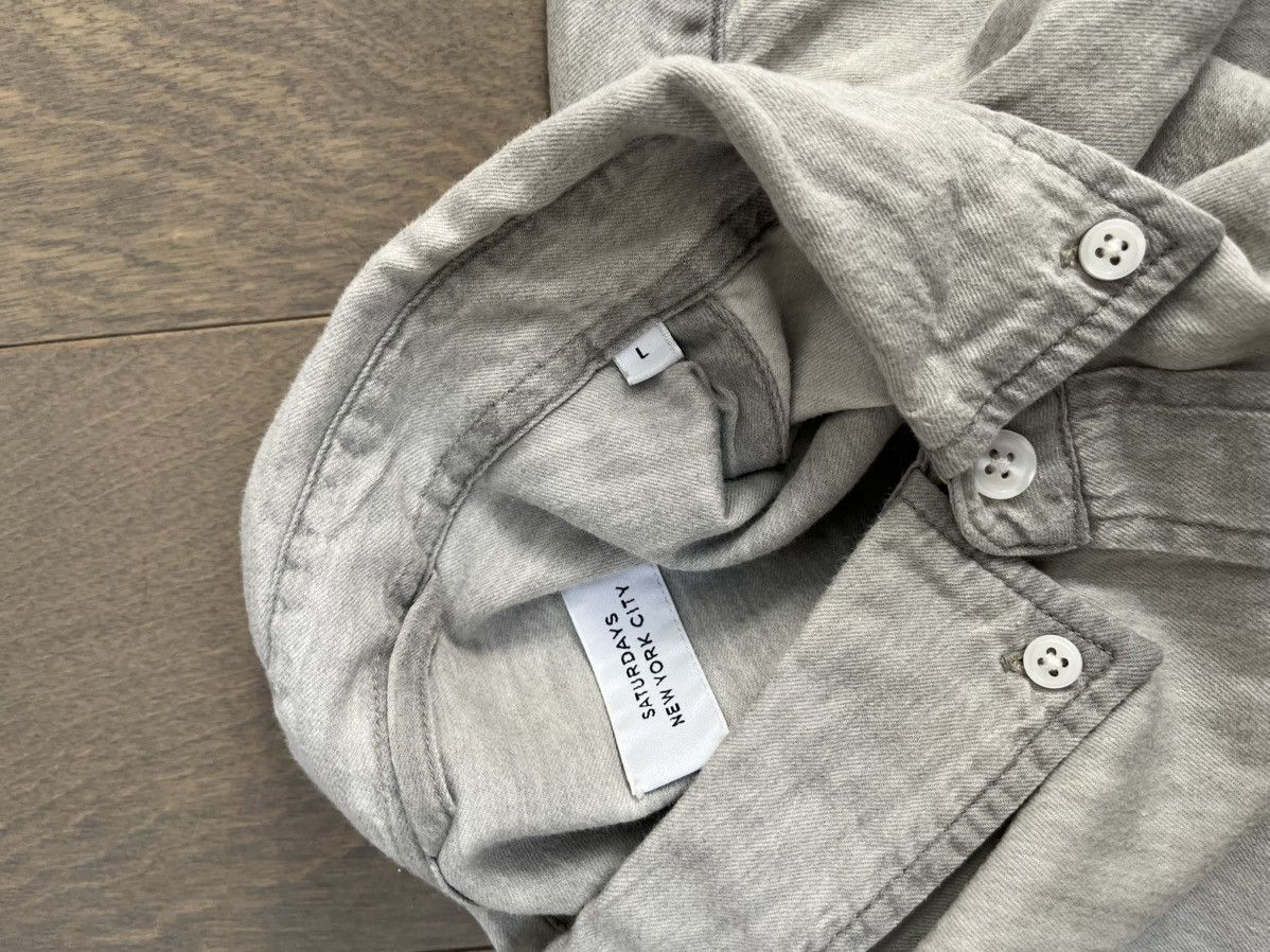 Saturdays NYC Saturdays grey light denim shirt Size US L / EU 52-54 / 3 - 4 Thumbnail