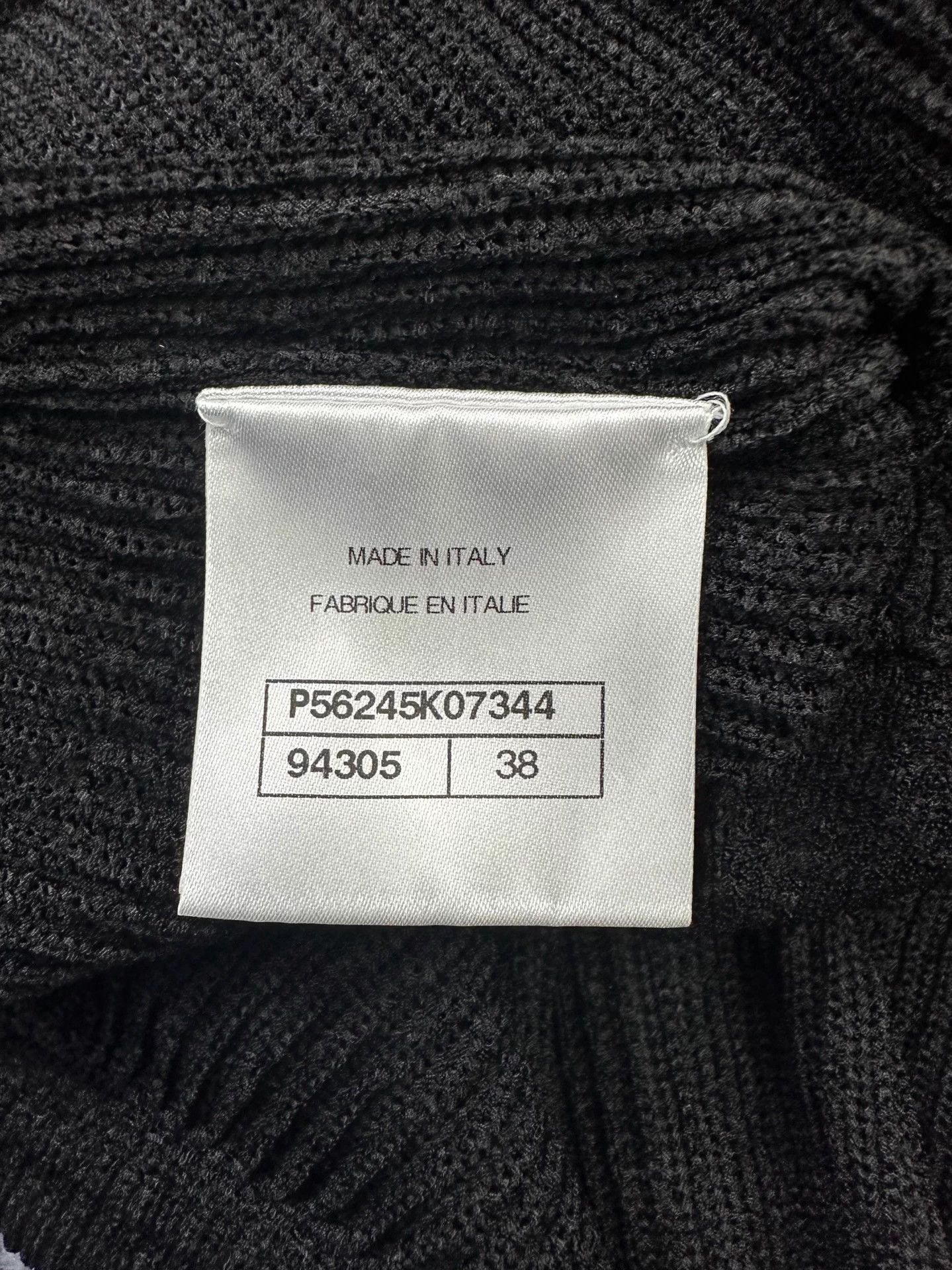 Chanel Chanel black knit blouse dress FR38 Size S / US 4 / IT 40 - 8 Thumbnail