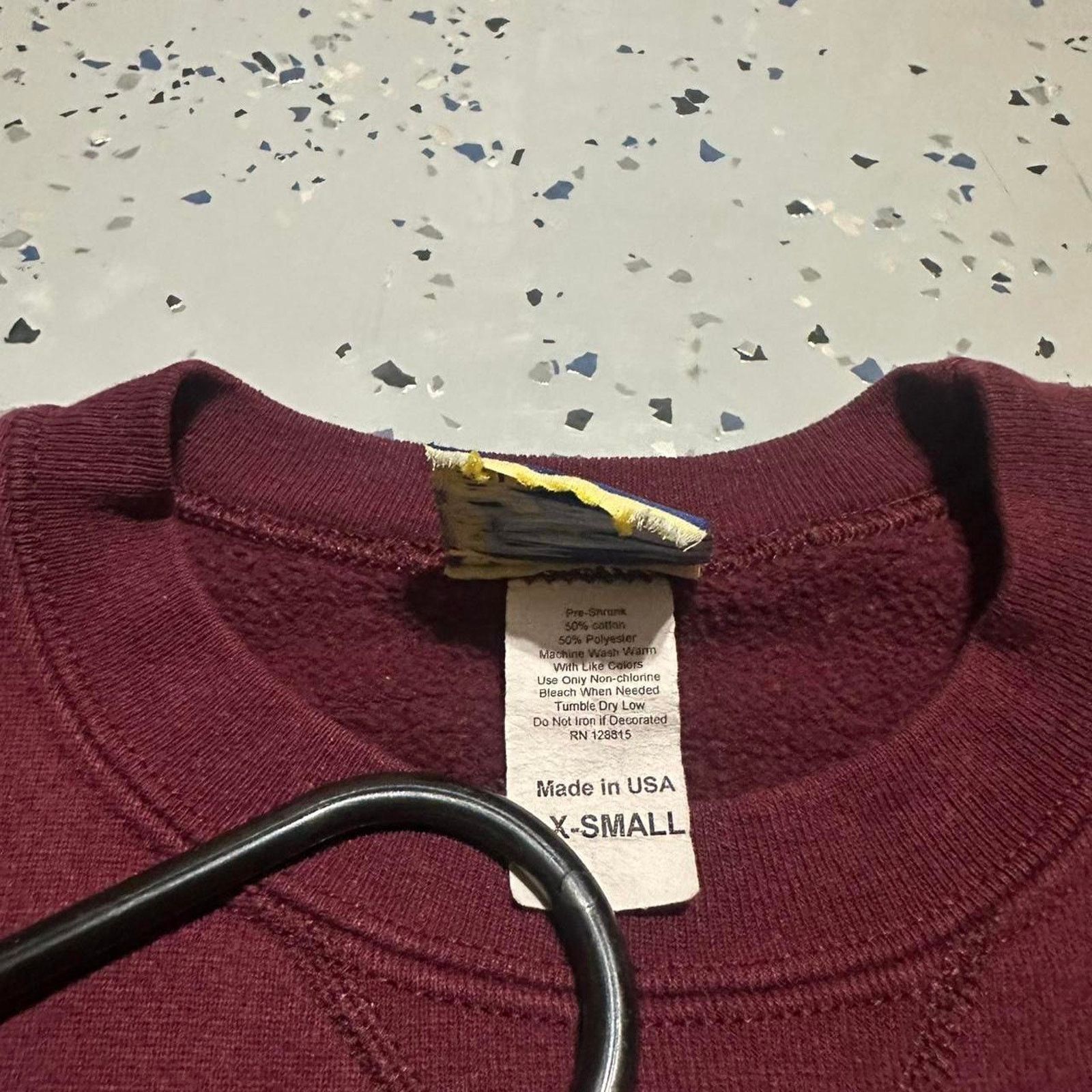 Champion 90s University of California San Diego Burgundy Sweater Size US S / EU 44-46 / 1 - 3 Thumbnail