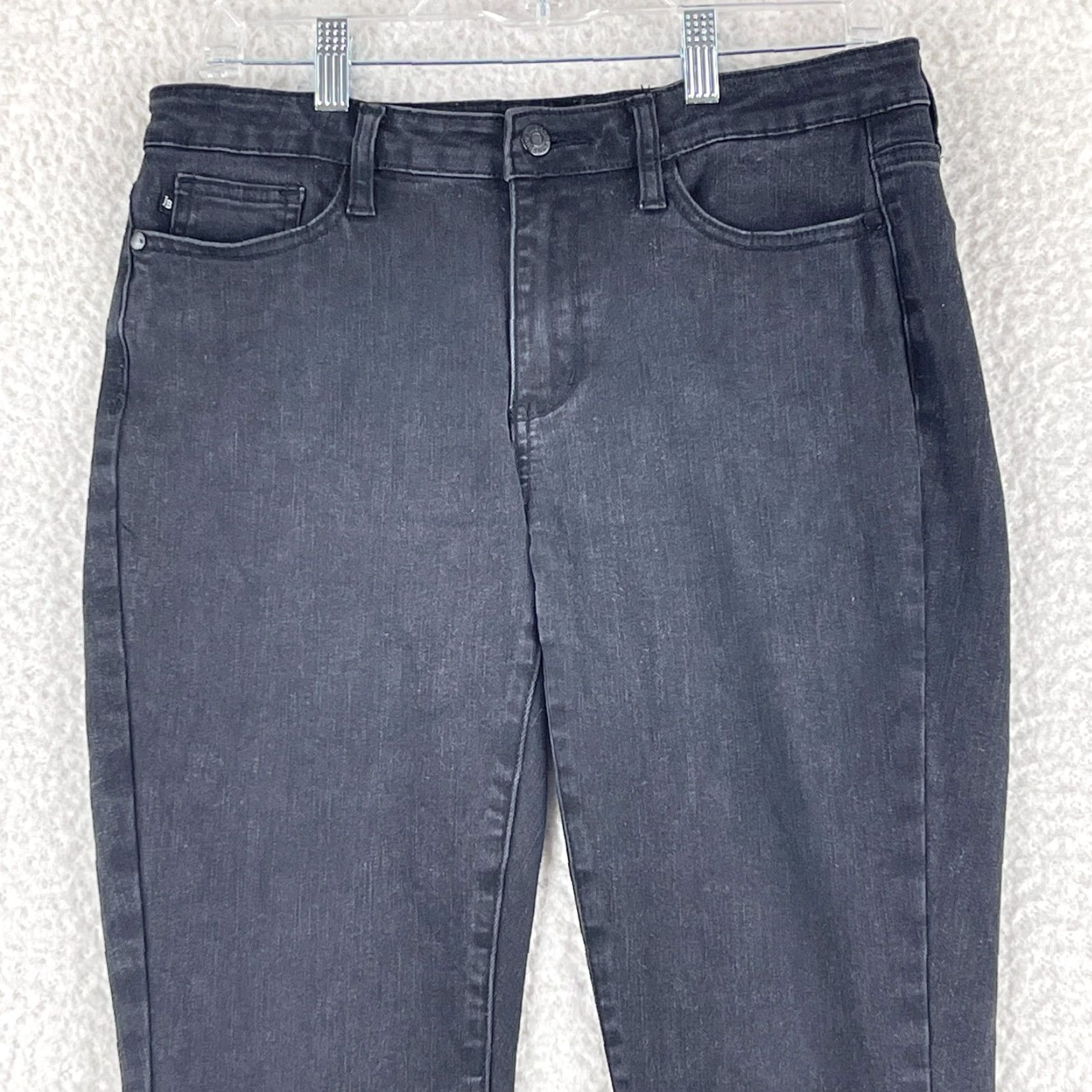 Denime Judy Blue Jeans Womens Size 29 Black Denim High-Rise Skinny Leg Casual Jeans Size 29" - 2 Thumbnail