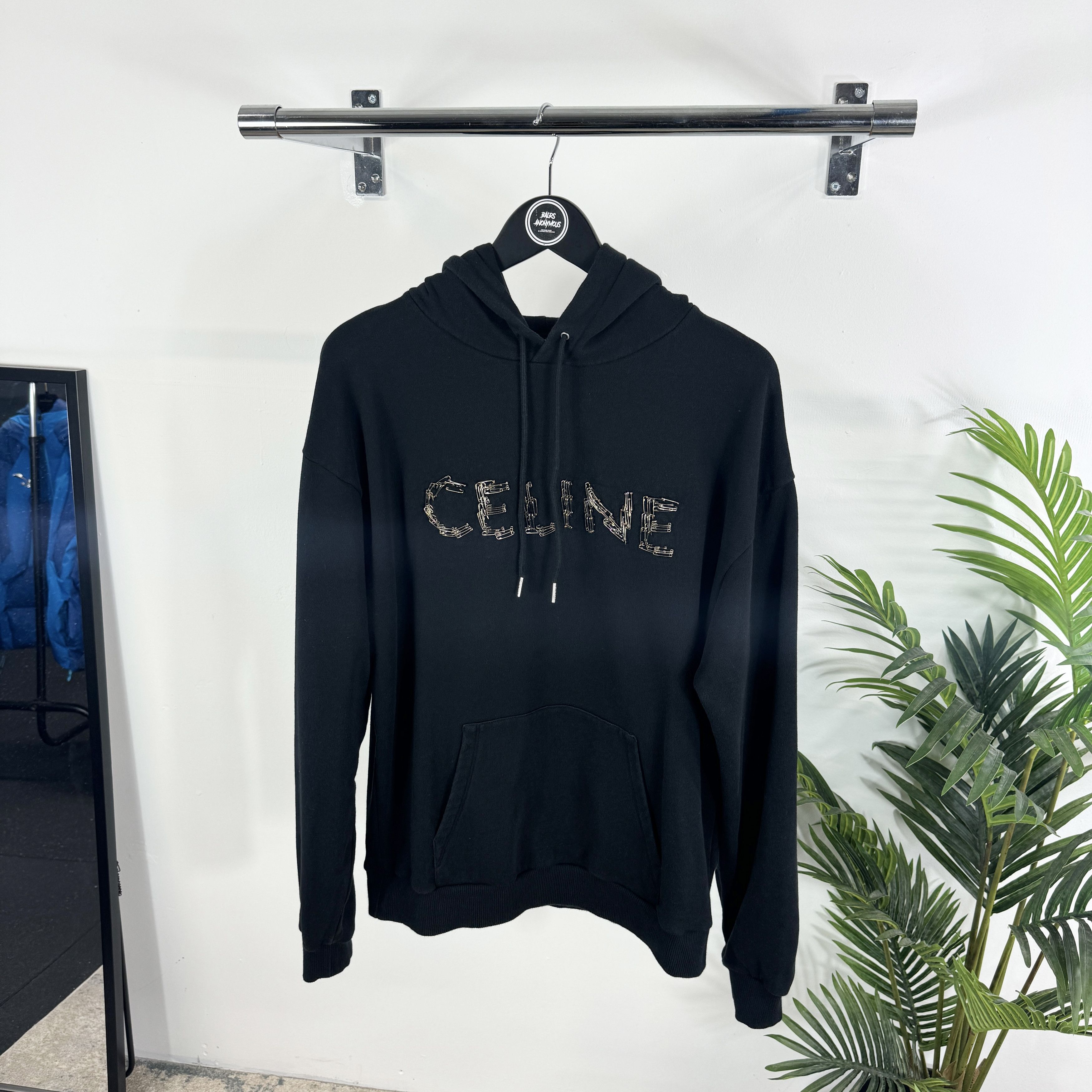 希少】CELINE Hooded Sweater Ribbed Wool celine hooded