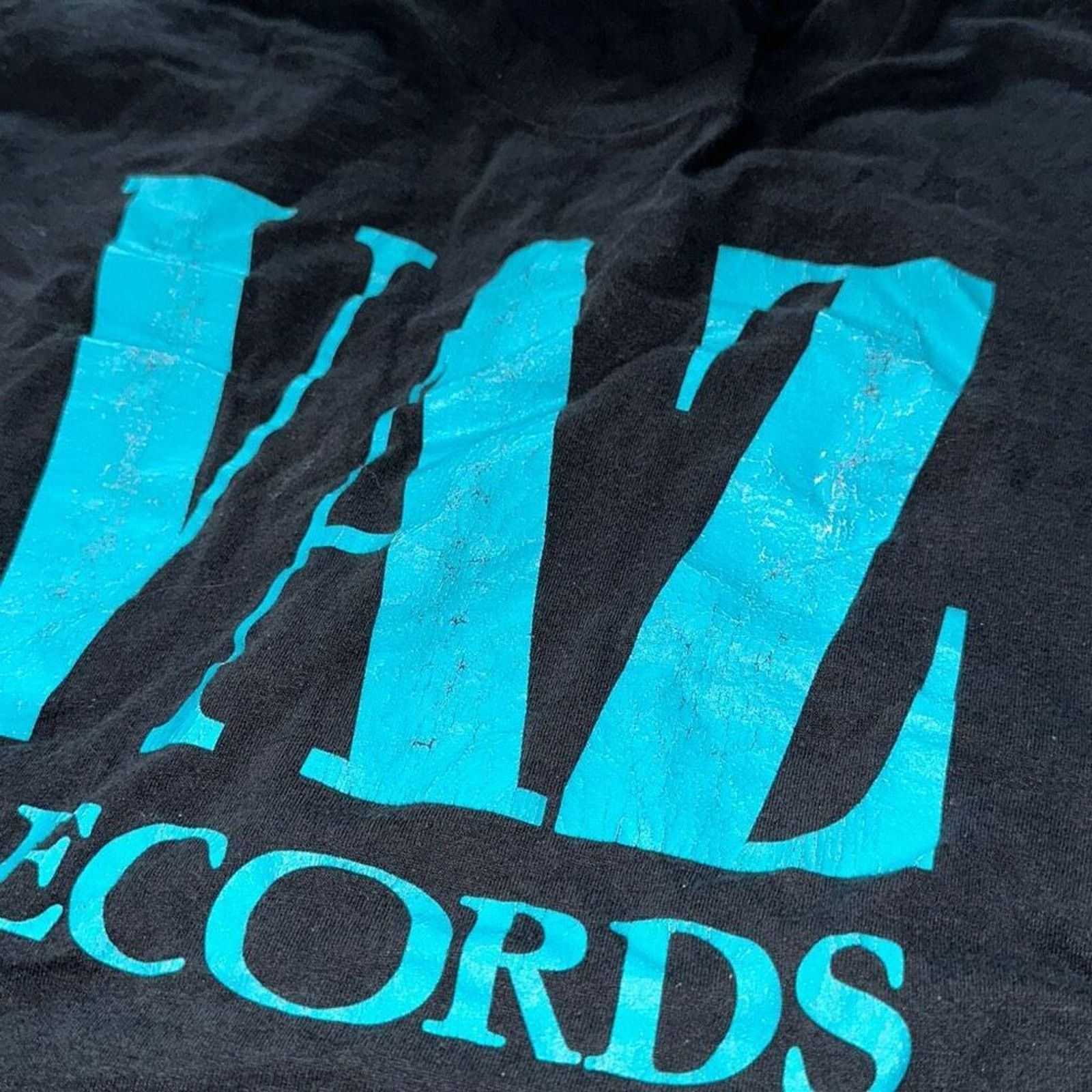 Vintage VAZ Records “Rhythm of Your Soul” Graphic T-Shirt | Sz XL Size XL / US 12-14 / IT 48-50 - 4 Thumbnail