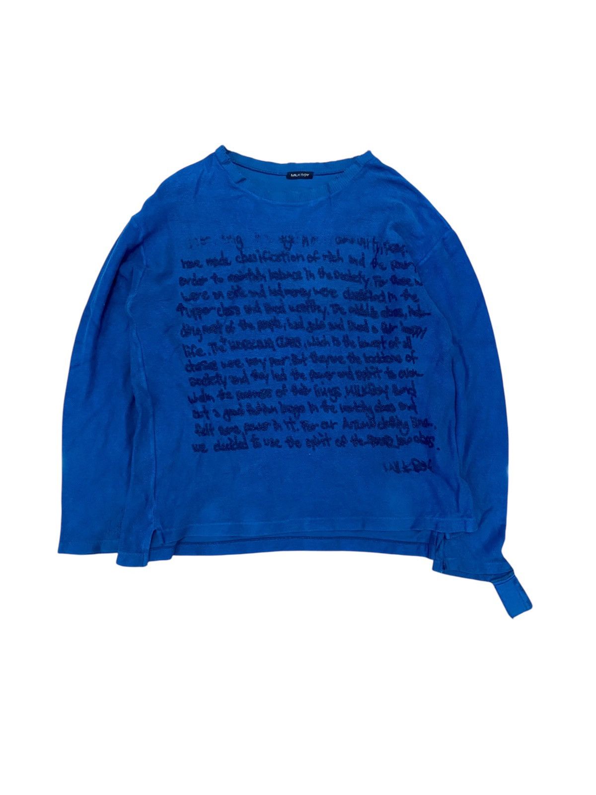 20471120 1990s MILKBOY Poem Punk SICK distressed Size US L / EU 52-54 / 3 - 1 Thumbnail