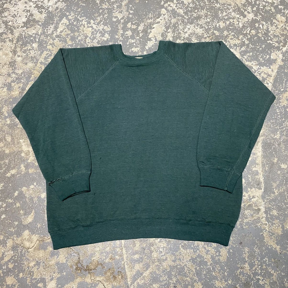 Spruce × Vintage True Vintage Mayo Spuce Faded Green Blank 60s Crewneck Sweat Size US XL / EU 56 / 4 - 1 Thumbnail