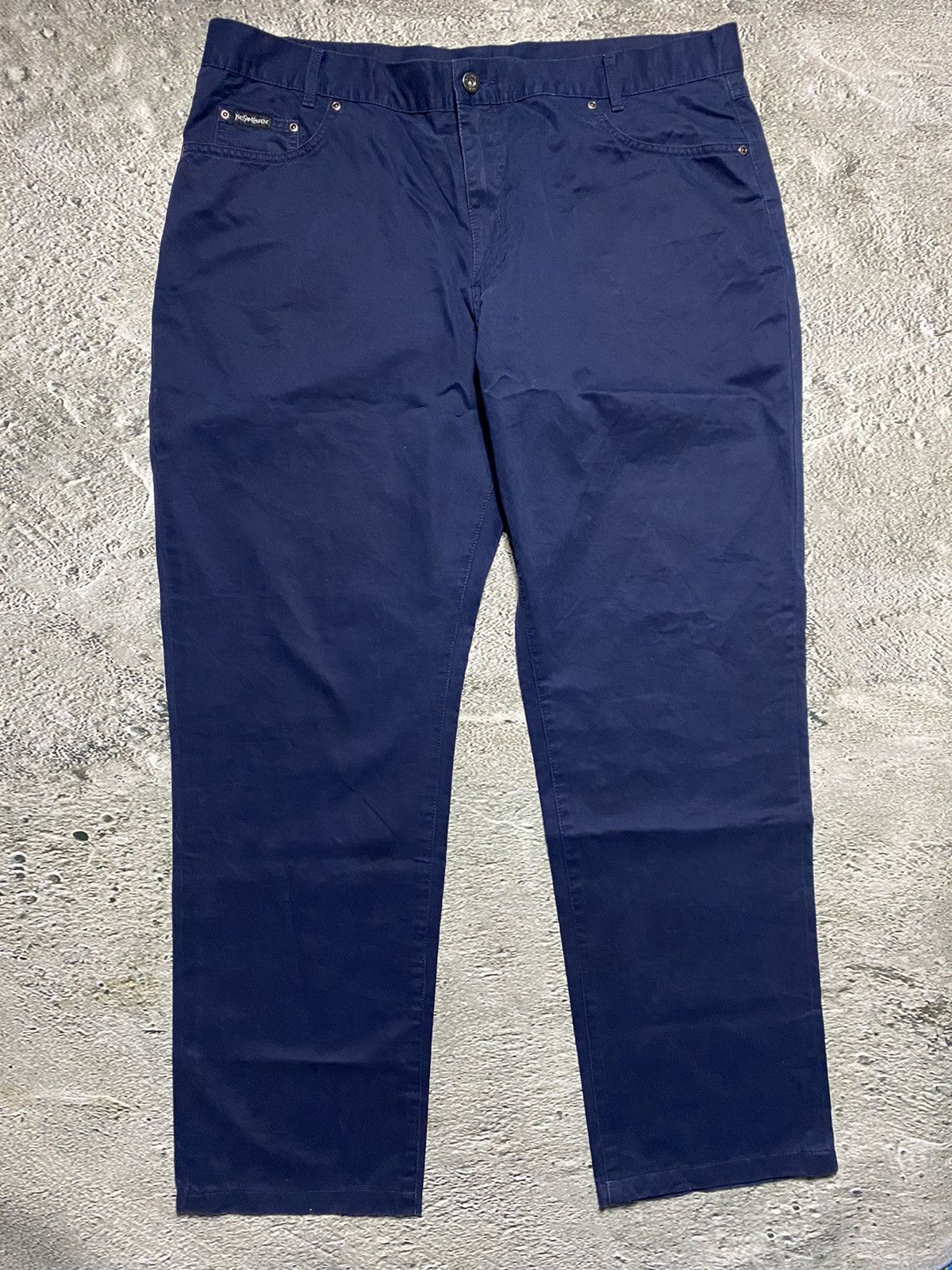 Yves Saint Laurent Yves Saint Laurent vintage chino pants YSL jeans navy Size US 40 / EU 56 - 2 Thumbnail