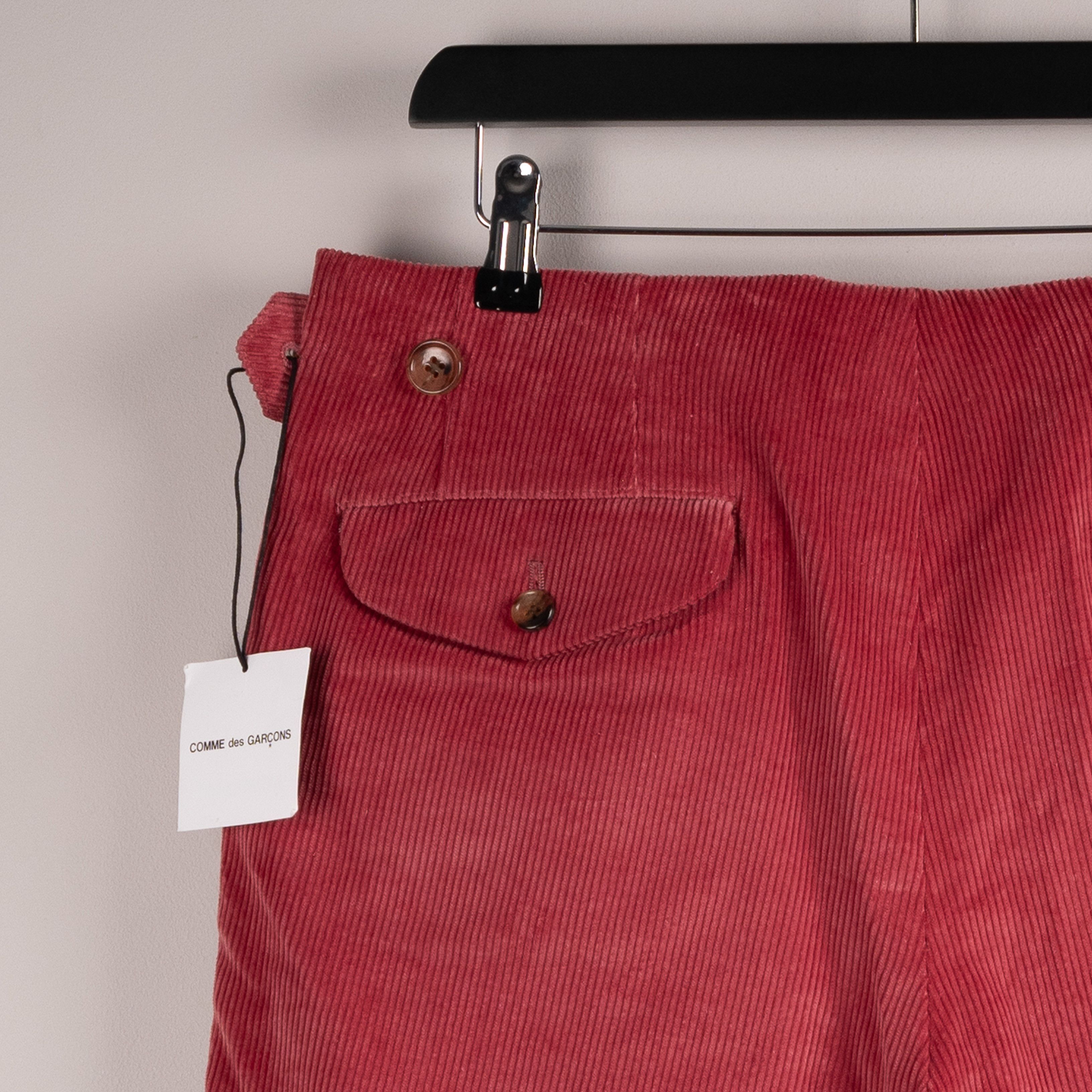 Comme des Garcons Homme Plus Comme Des Garçons Homme Plus AW22 Flap Front Corduroy Shorts Size US 30 / EU 46 - 10 Thumbnail