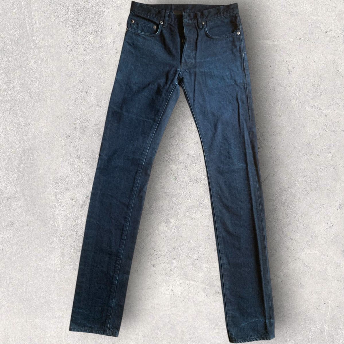 Dior Dior Homme Over-dye Blue Jeans MIJ 17.5CM Size US 29 - 2 Thumbnail
