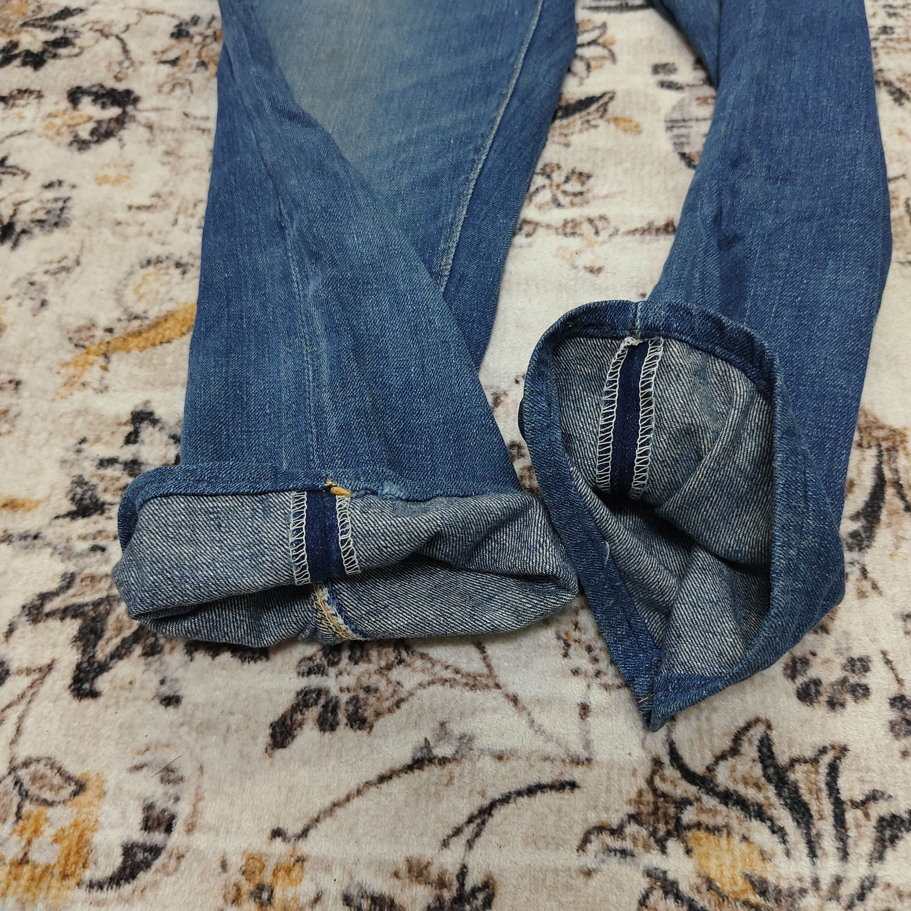 Levi's True Vintage 50s Levi's Big E Hidden Rivets Women Jean Size US 27 - 6 Thumbnail