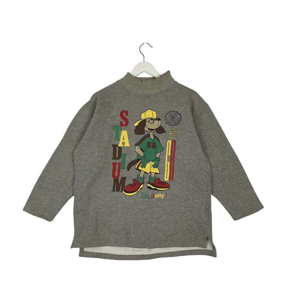 Designer × Vintage vintage Hoodie/sweater cartoon big logo crewneck sweatshirt- Size US M / EU 48-50 / 2 - 1 Thumbnail