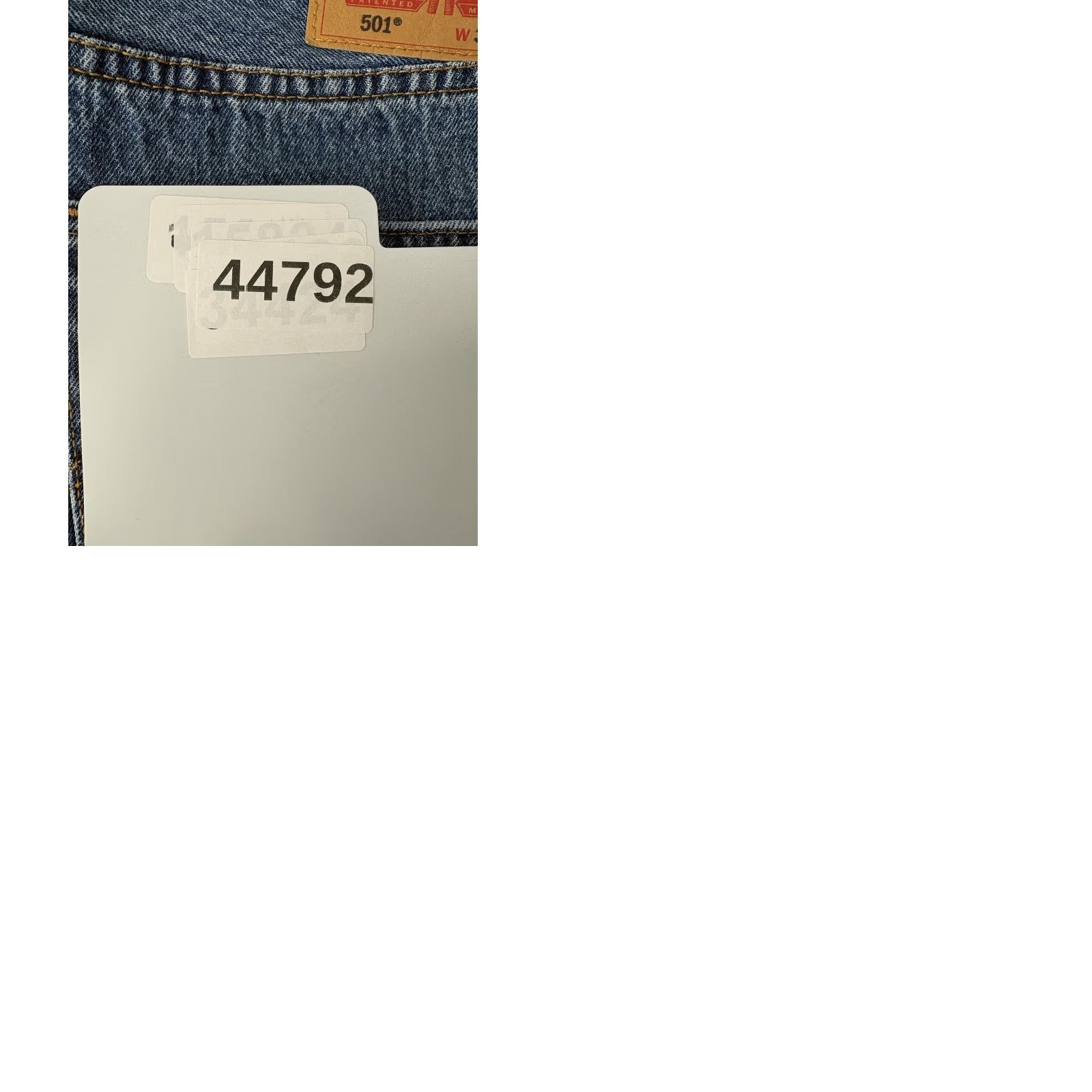 Levi's VINTAGE Levi's 501 Jeans Mens 36x34 Medium Blue Denim Button Fly Straight Leg Y2K Size US 36 / EU 52 - 10 Thumbnail
